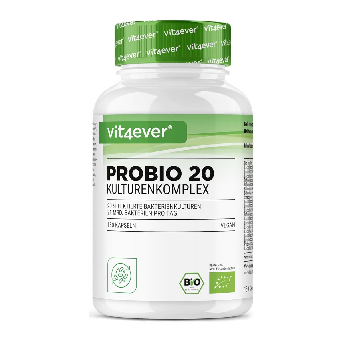 Vit4ever Probio 20 Bakterienkomplex - 180 Kapseln