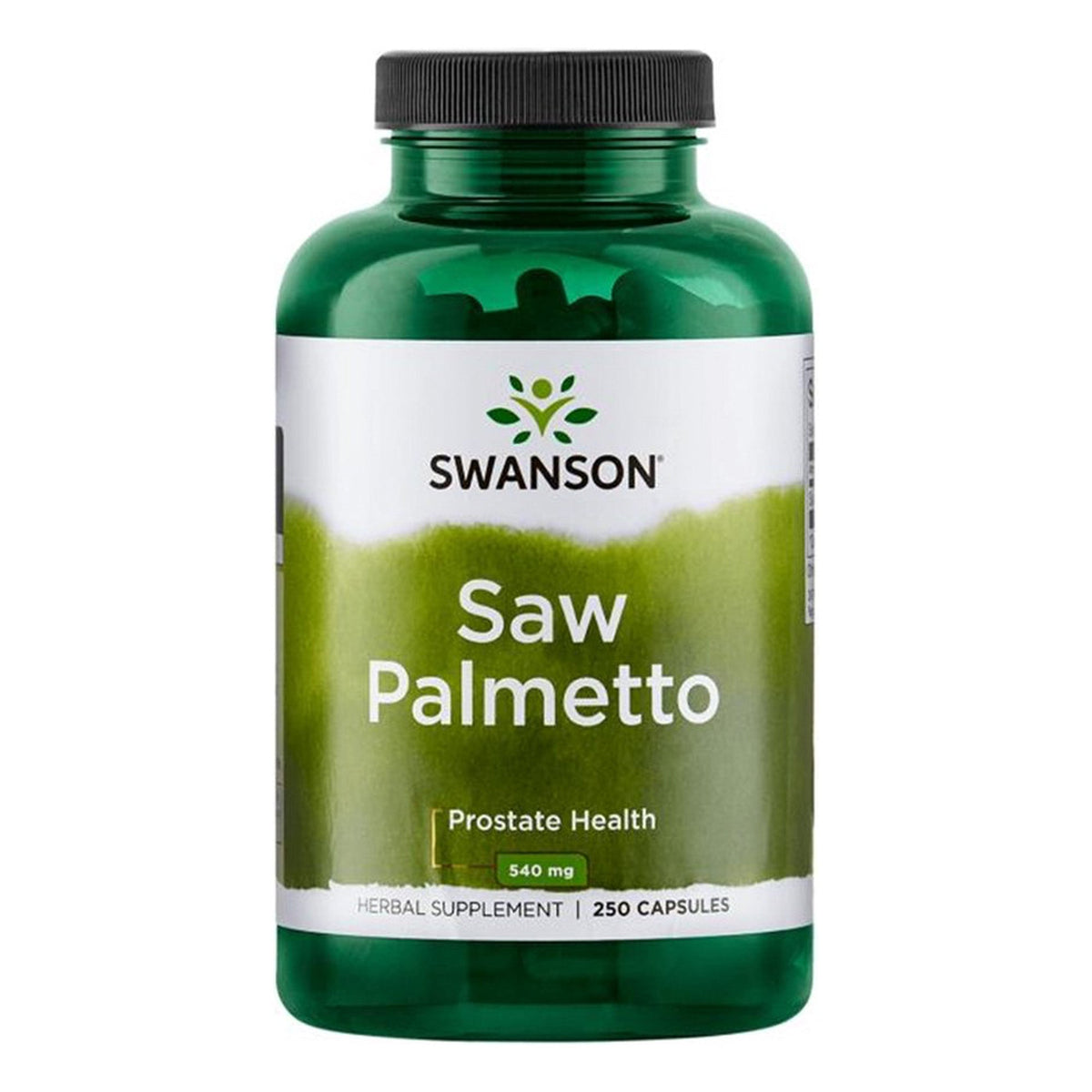 Swanson Saw Palmetto (Serenoa repens) 540mg – Produktverpackung Vorderseite