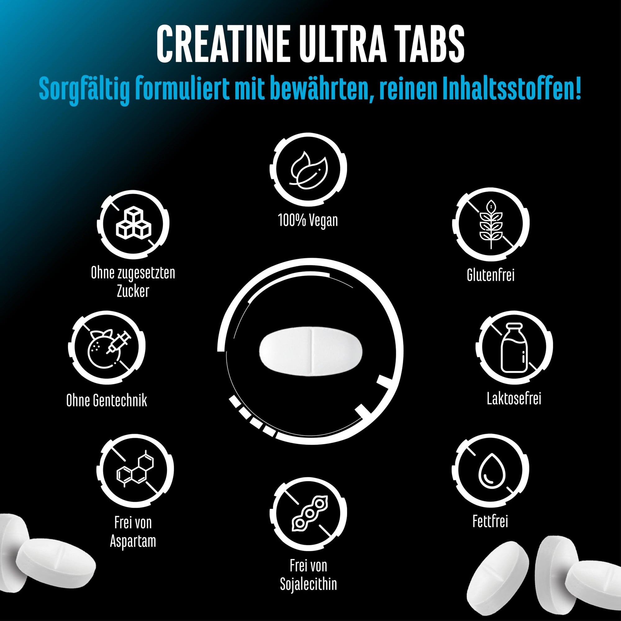 GEN Creatin Ultra Tabletten 300 Tabletten – Wirkstoffe & Dosierung