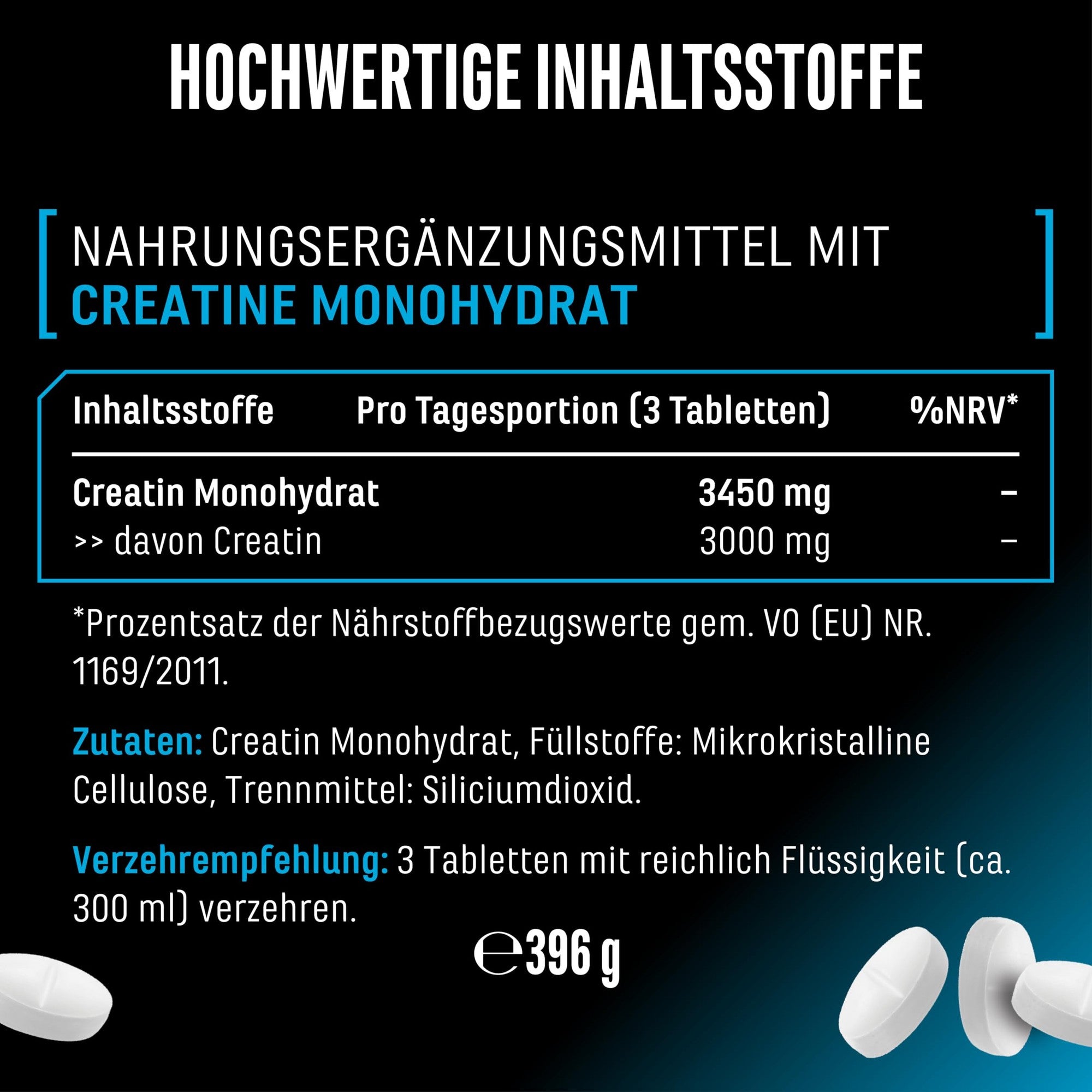 GEN Creatin Ultra Tabletten 300 Tabletten – 3000mg pro Portion