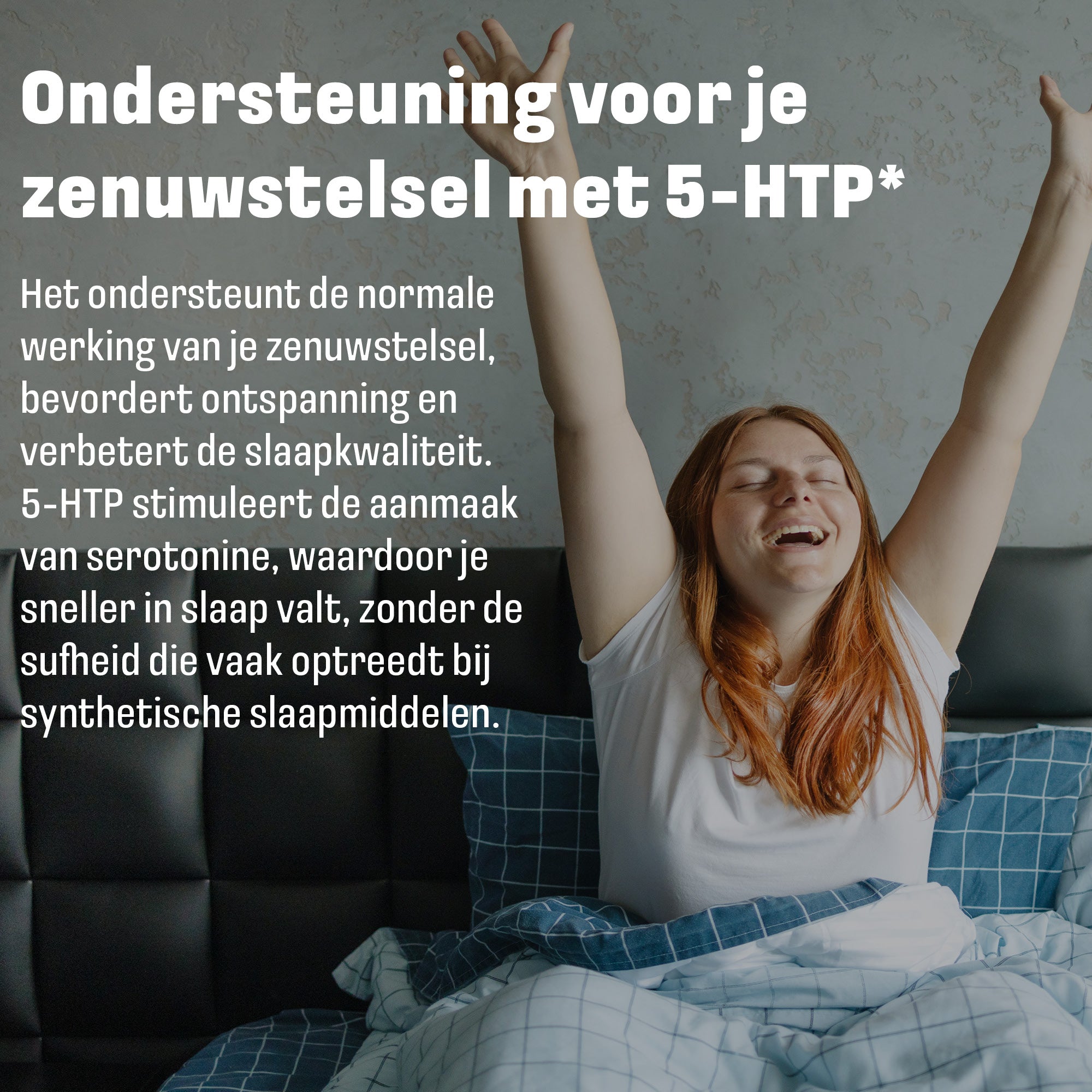 LUTO 5-HTP capsules voor slaap en ontspanning - plantaardig aminozuur supplement voor dagelijks gebruik