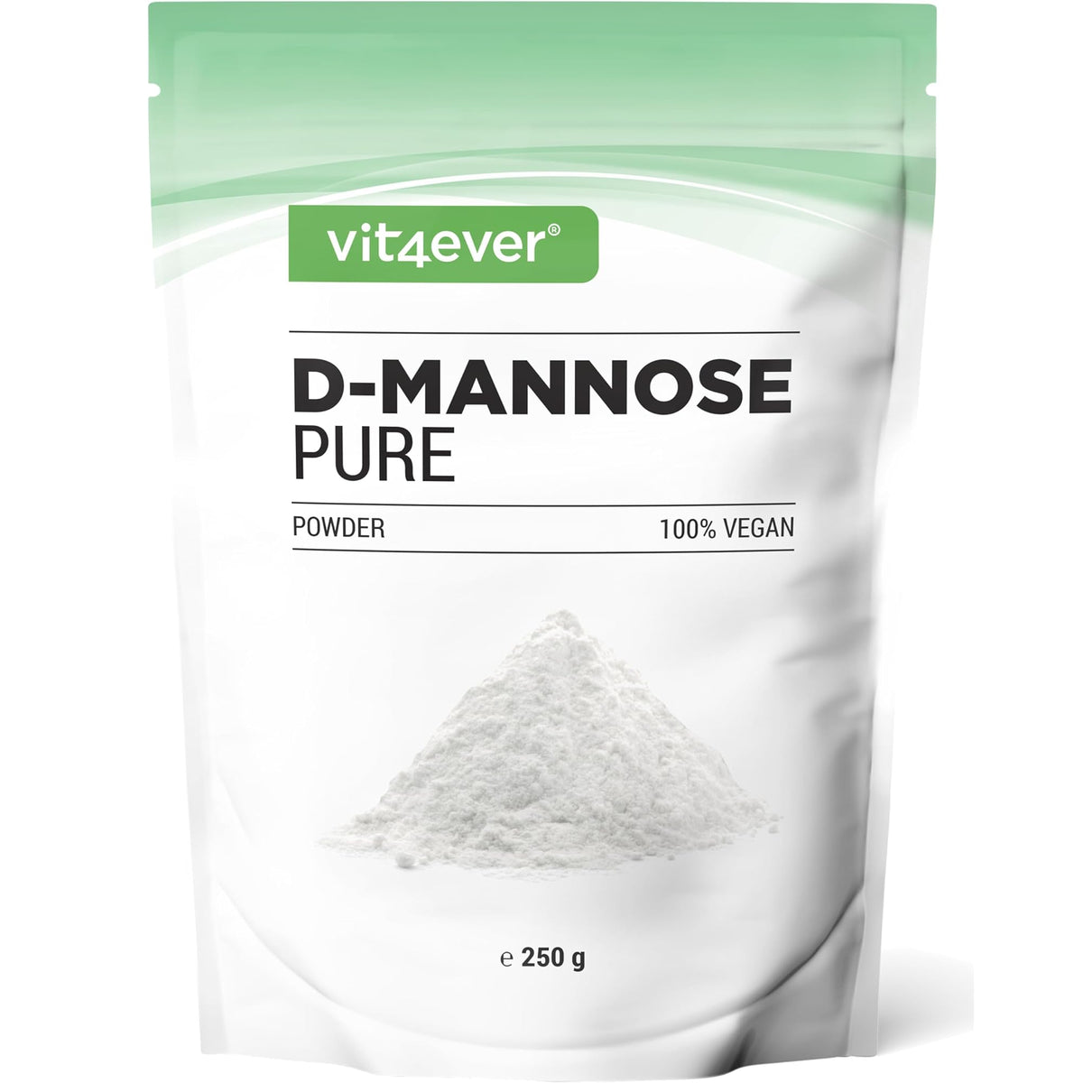 Vit4ever D-Mannose Pulver 250 g – Produktverpackung Vorderseite