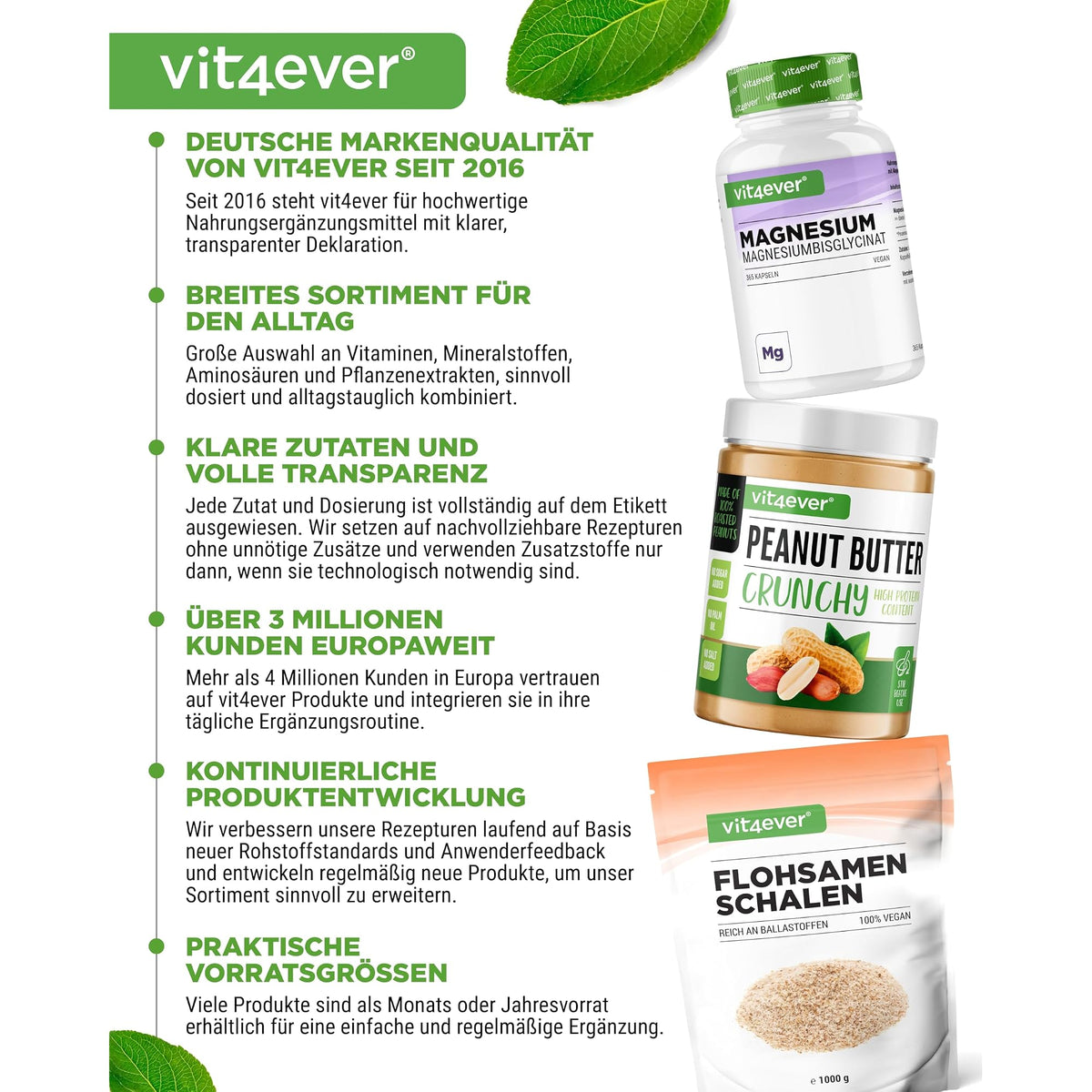 Vit4ever Rinderkollagen 4500 mg 300 Kapseln – mehrsprachiges Etikett