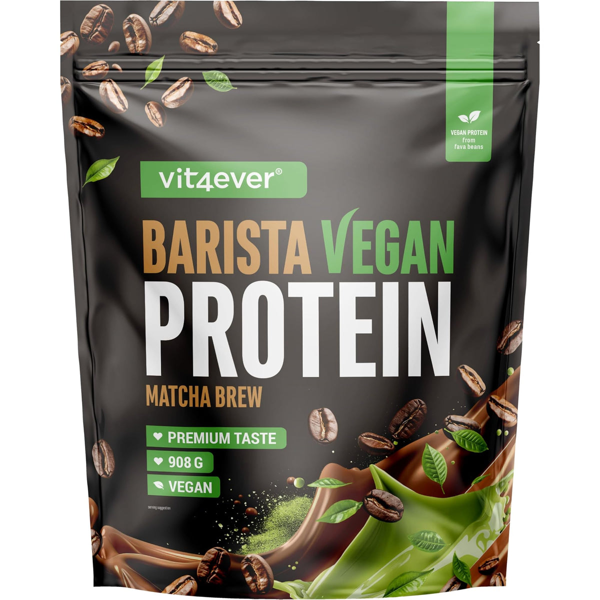 Vit4ever Barista Whey Caramel 908 g – mehrsprachiges Etikett
