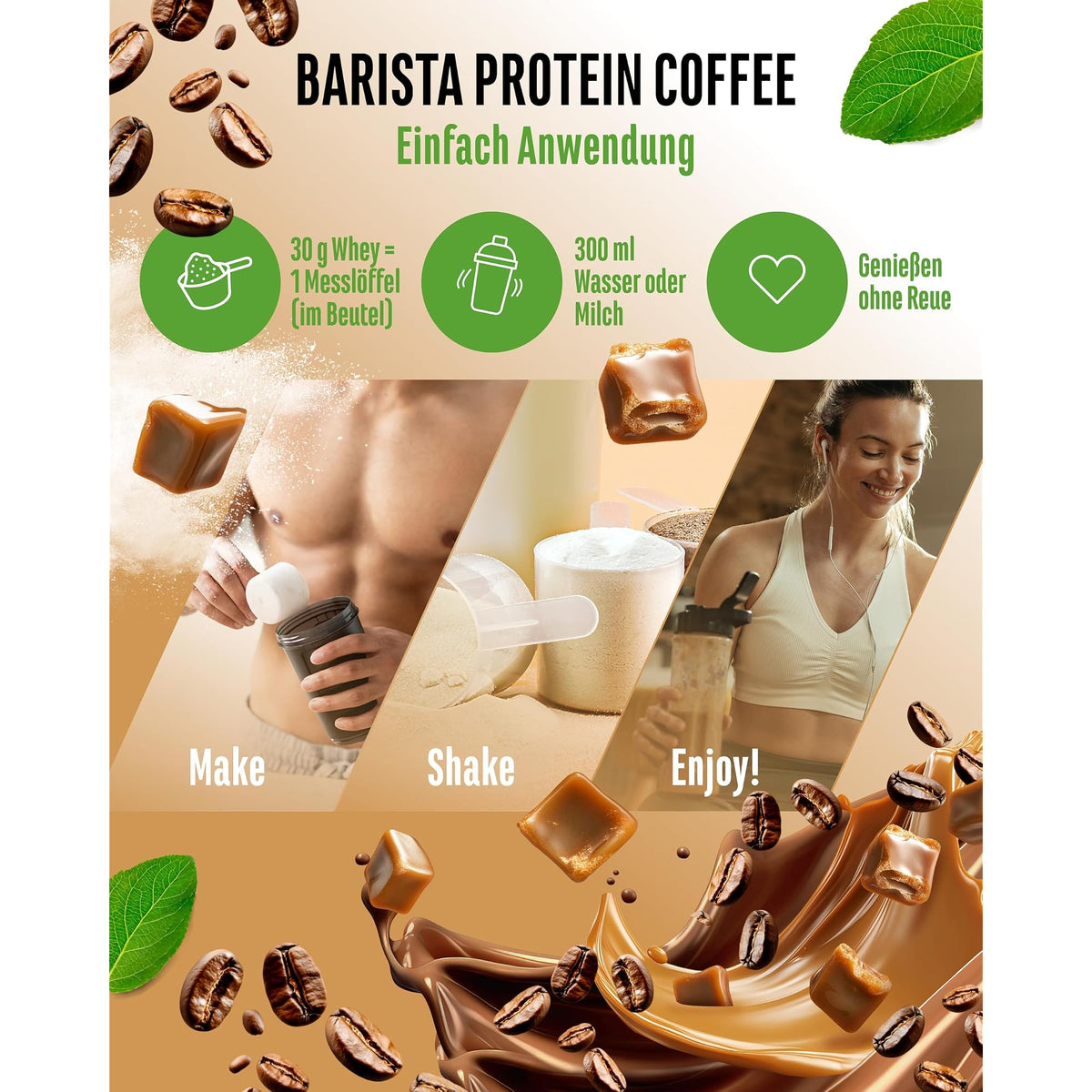 Vit4ever Barista Whey Caramel 908 g – Verpackung Rückseite