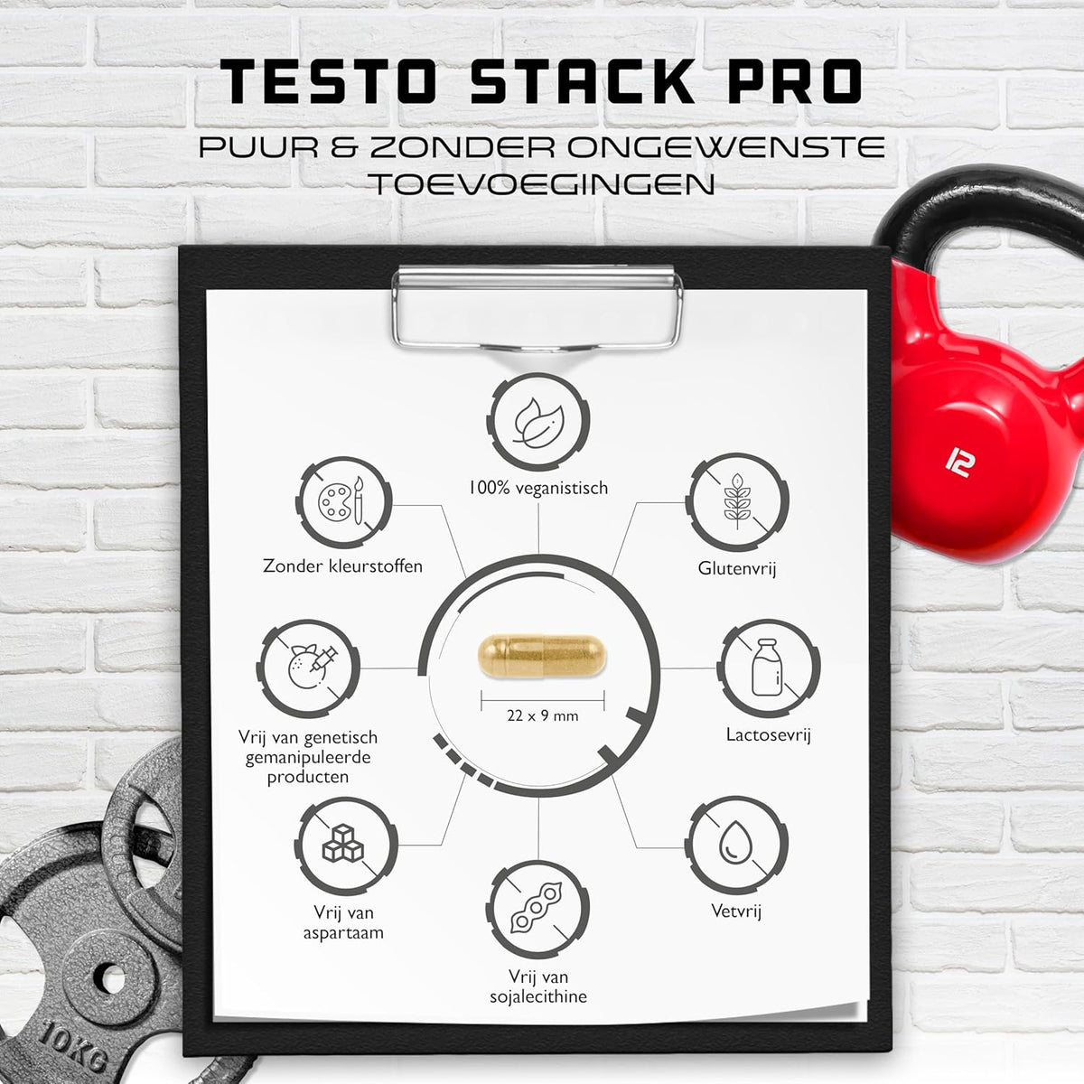 Testo Stack Pro | 180 Kapseln | German Elite Nutrition