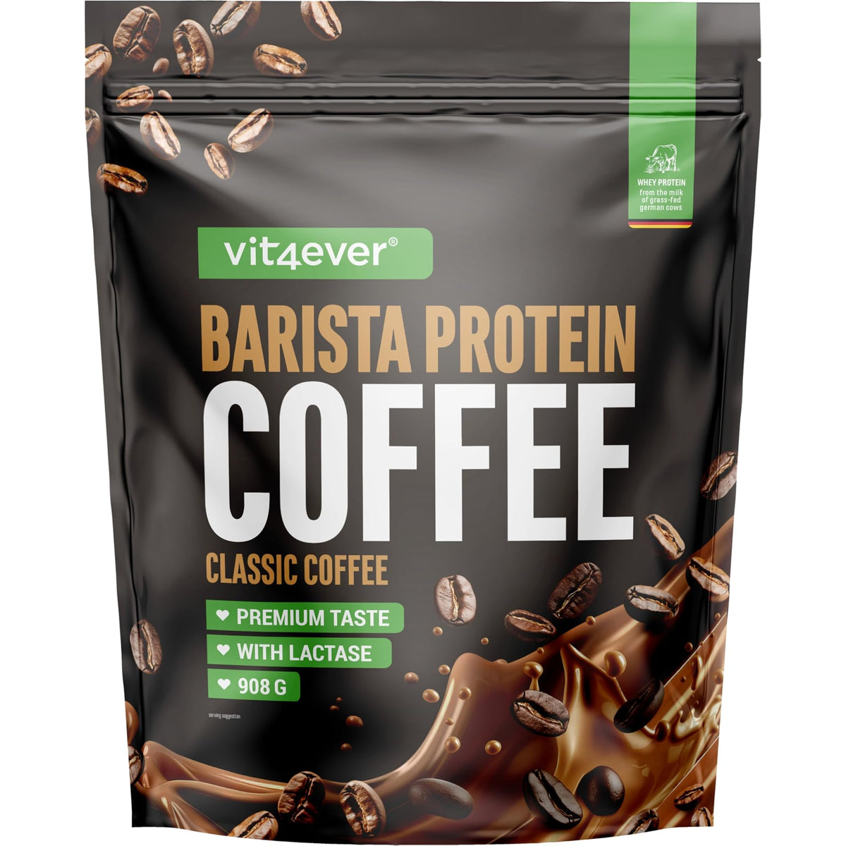 Vit4ever Barista Whey Classic 908 g – Produktverpackung Vorderseite