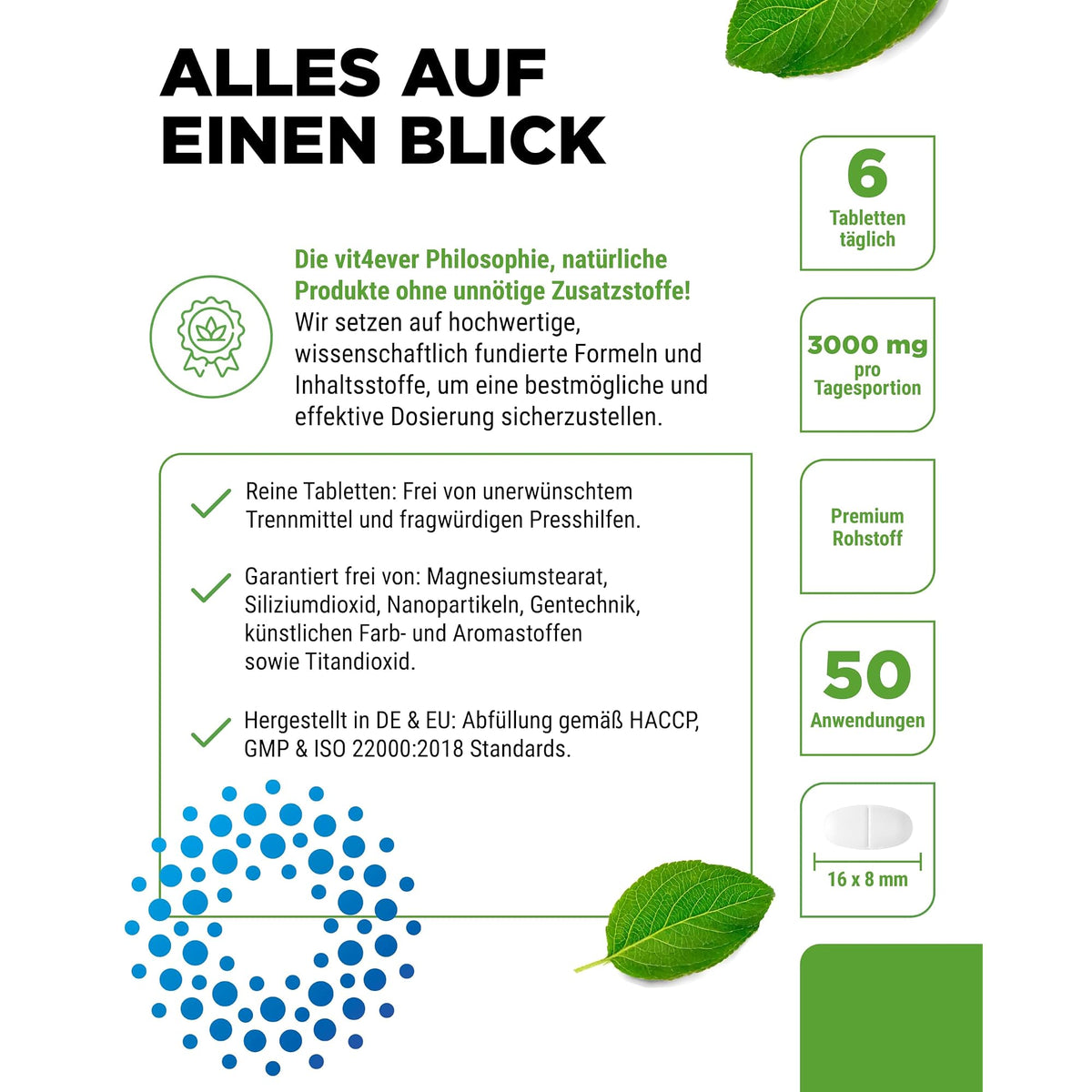 Vit4ever Marine Kollagen 3000mg (Fisch-Kollagen) 300 Tabletten – Produkt aus der Nähe