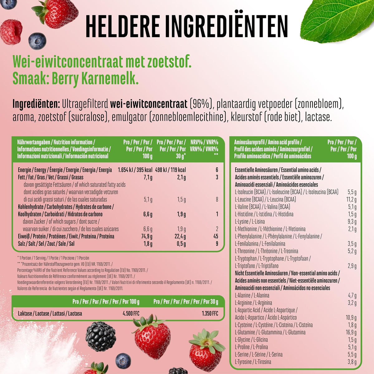 Yummy Whey Protein Berry Buttermilk | 908 g | Vit4ever