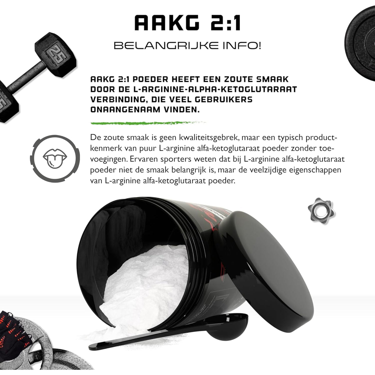 AAKG 2:1 Pulver | 500 g | German Elite Nutrition