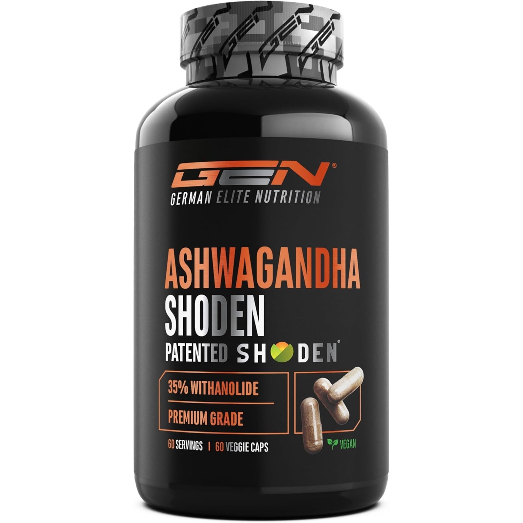 Ashwagandha Shoden 35% Withanolide | 60 Kapseln | GEN