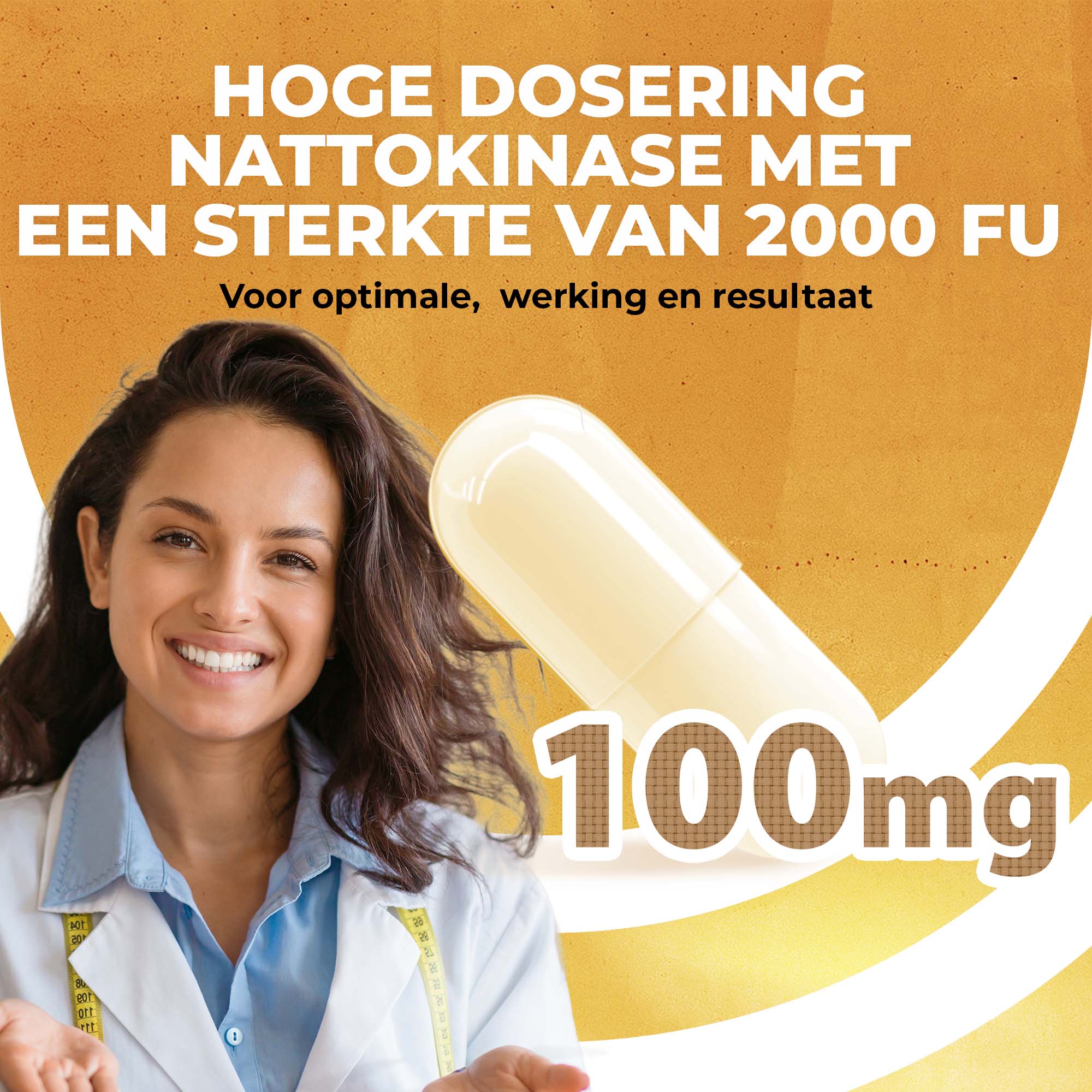 Nattokinase 100 mg 20.000 FU/g | 365 Kapseln | LUTO Supplements
