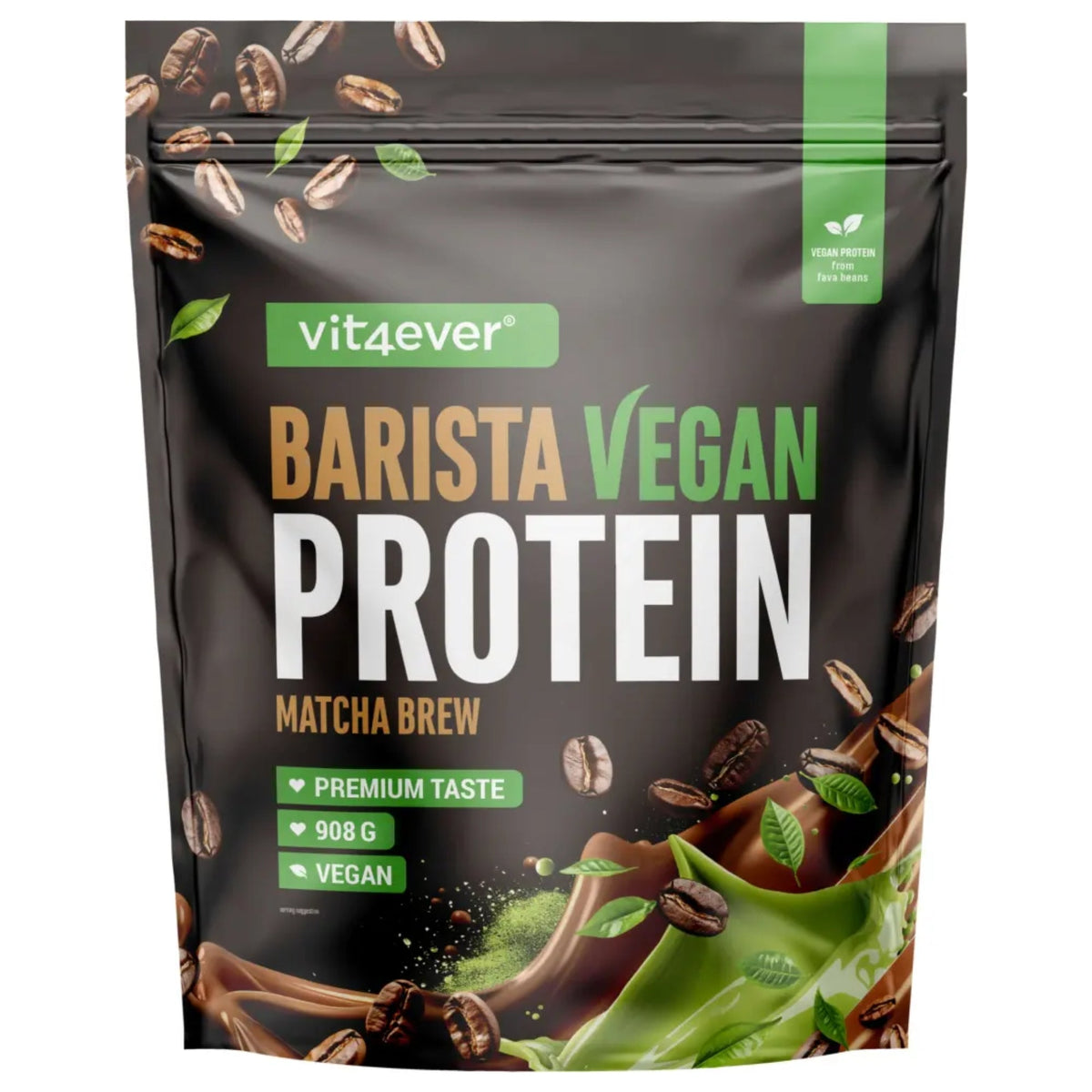 Vit4ever Vegan Barista Whey Matcha - 908 g veganer Protein-Kaffee