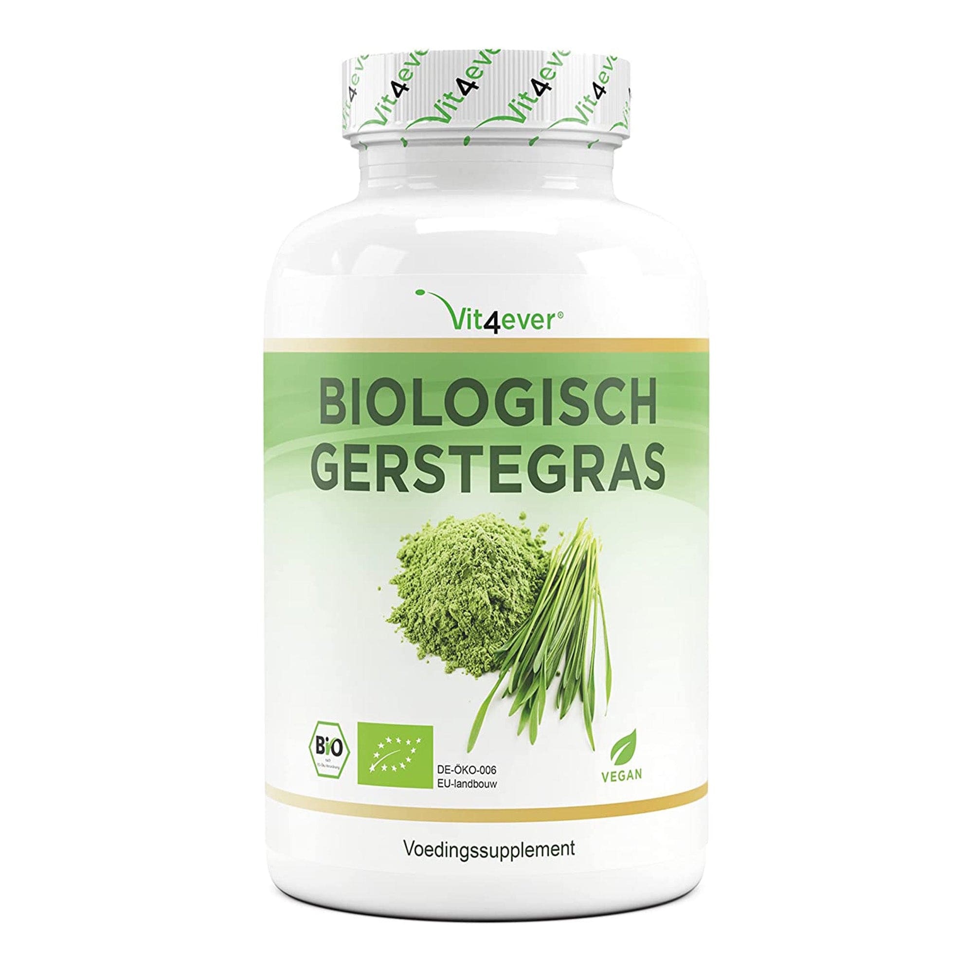 Vit4ever Bio Gerstengras 1500mg - 365 Kapseln