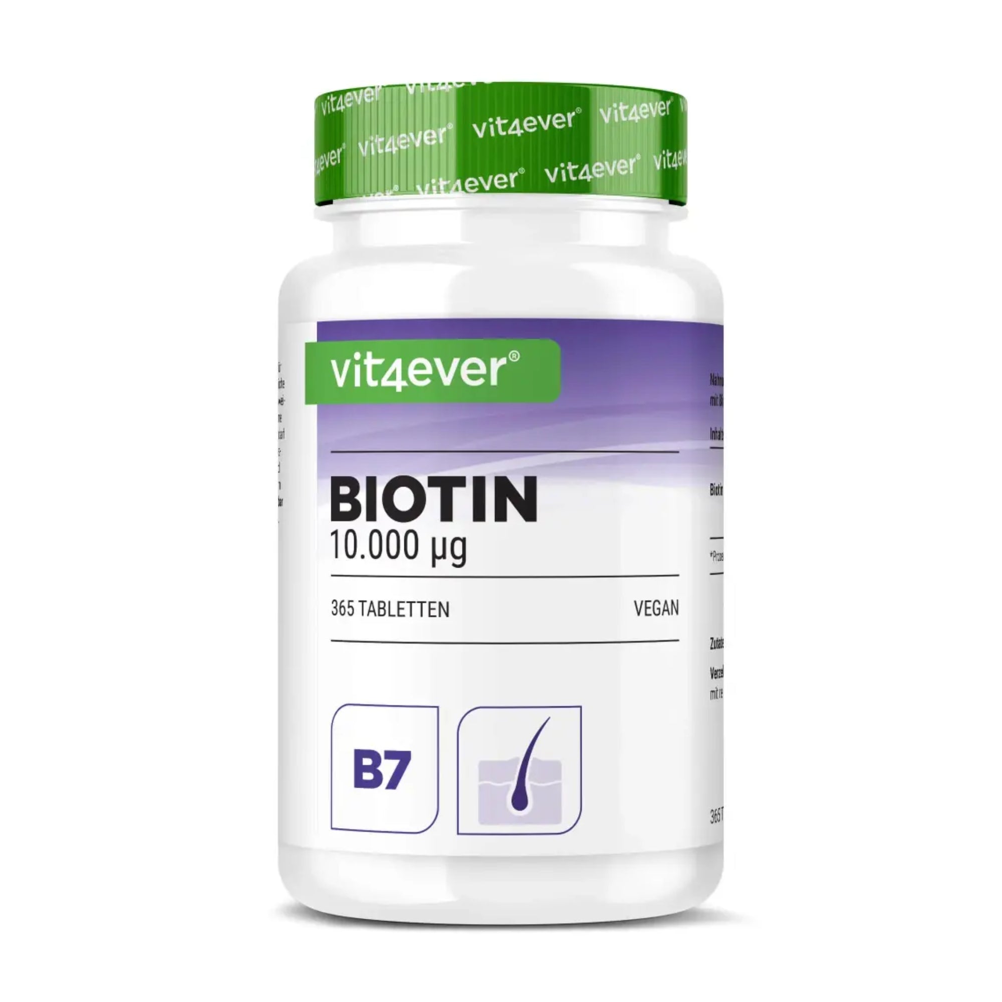 Vit4ever Biotin 10.000 µg - 365 Tabletten