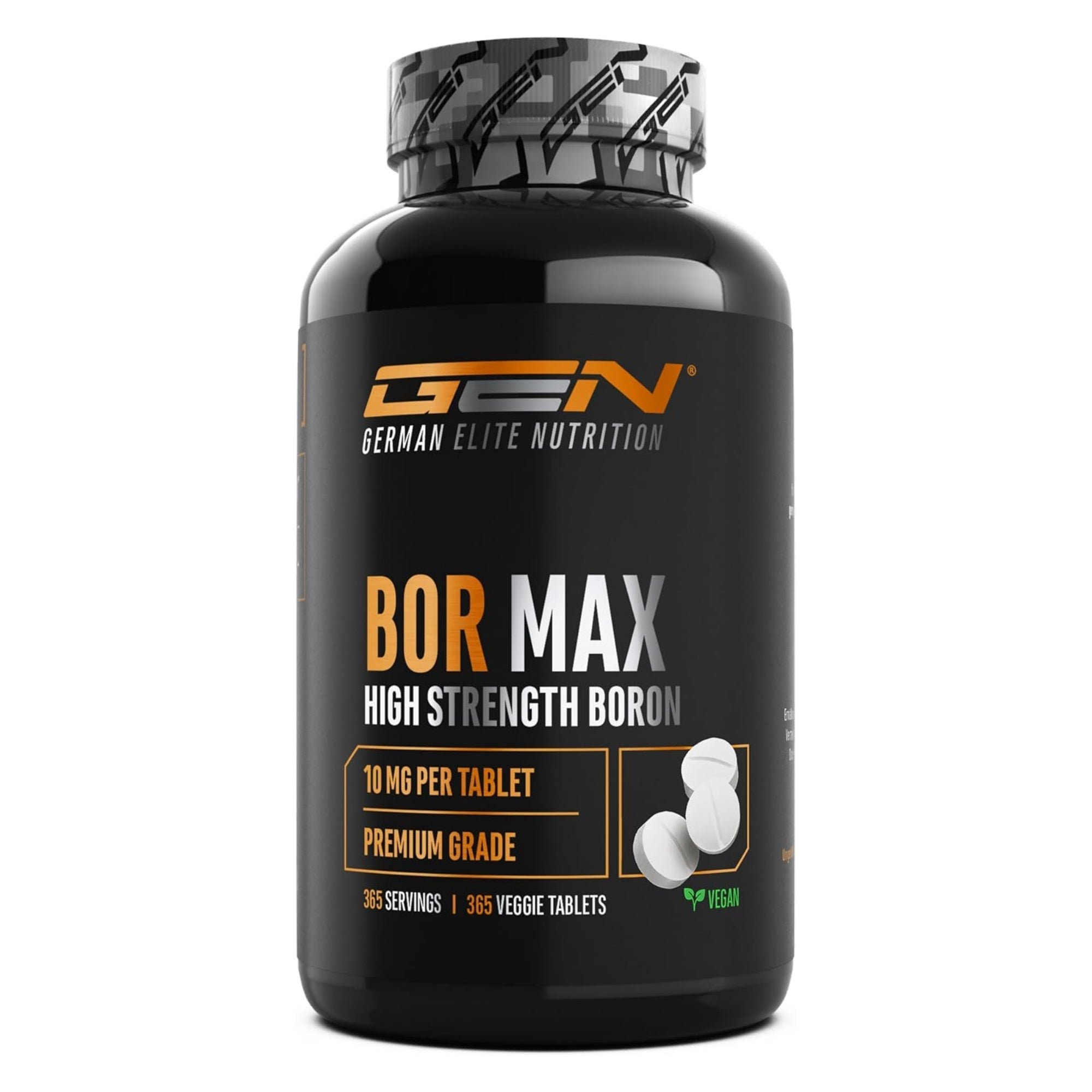 Bor (Borium Max) 10mg | 365 Tabletten | German Elite Nutrition
