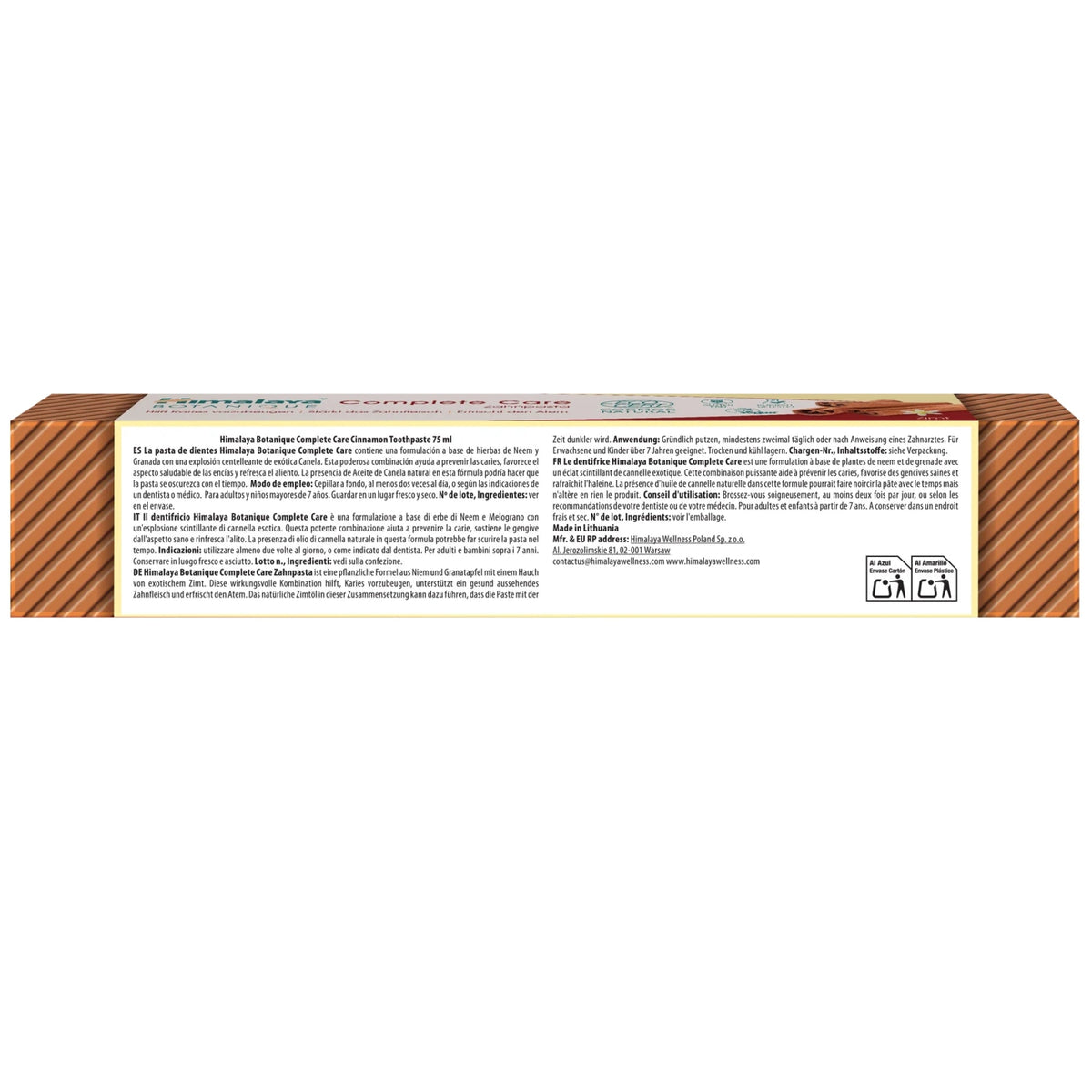 Botanique Complete Care Zahnpasta Zimt | 75 ml | Himalaya