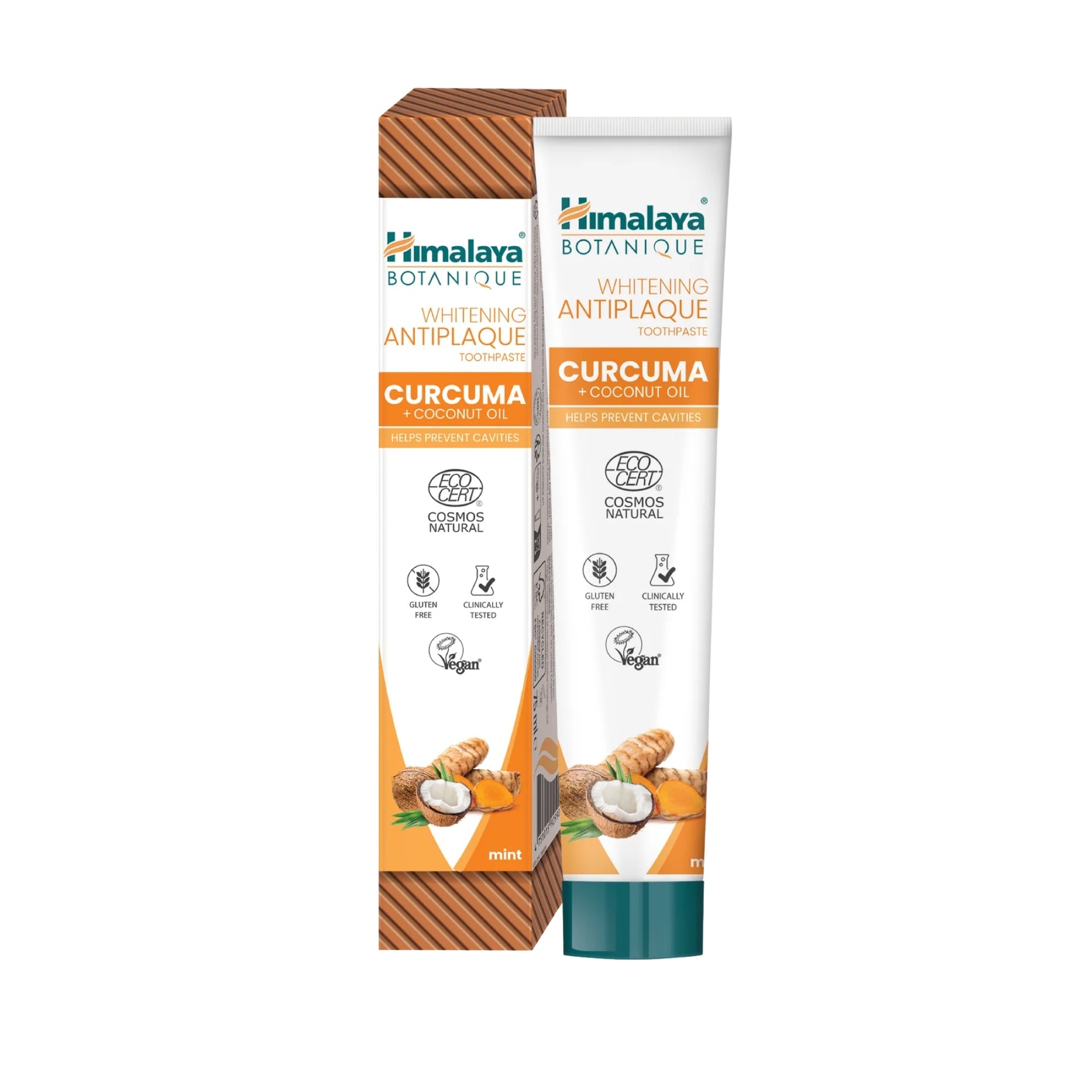 Whitening Antiplaque Zahnpasta Curcuma + Coconut Oil | 75 ml | Himalaya