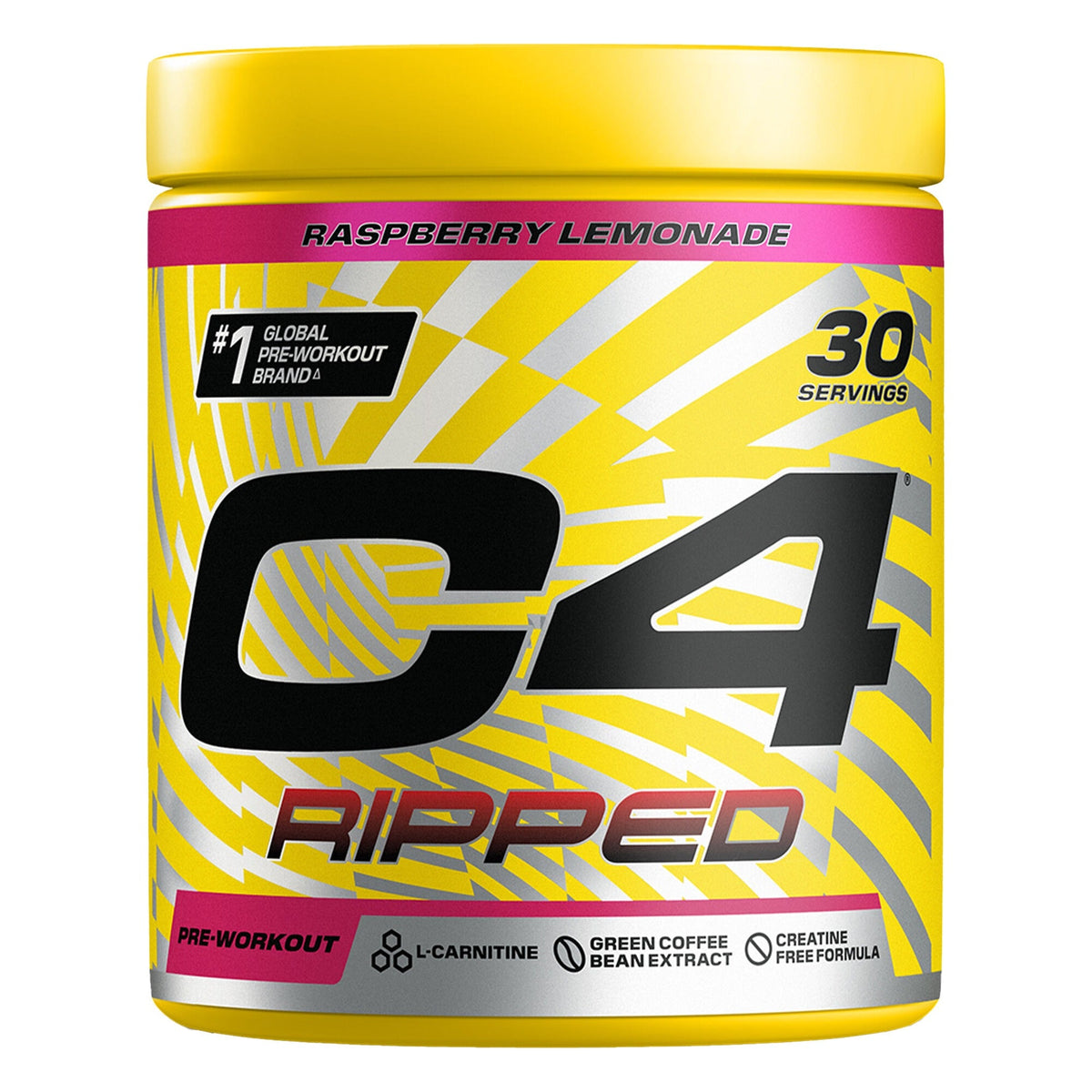 C4 Ripped Pre-Workout Raspberry Lemonade - 192 Gramm - Cellucor