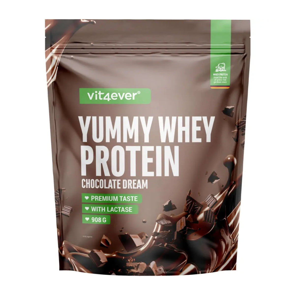 Vit4ever Yummy Whey Protein Chocolate Dream Eiweissshake 908 Gramm