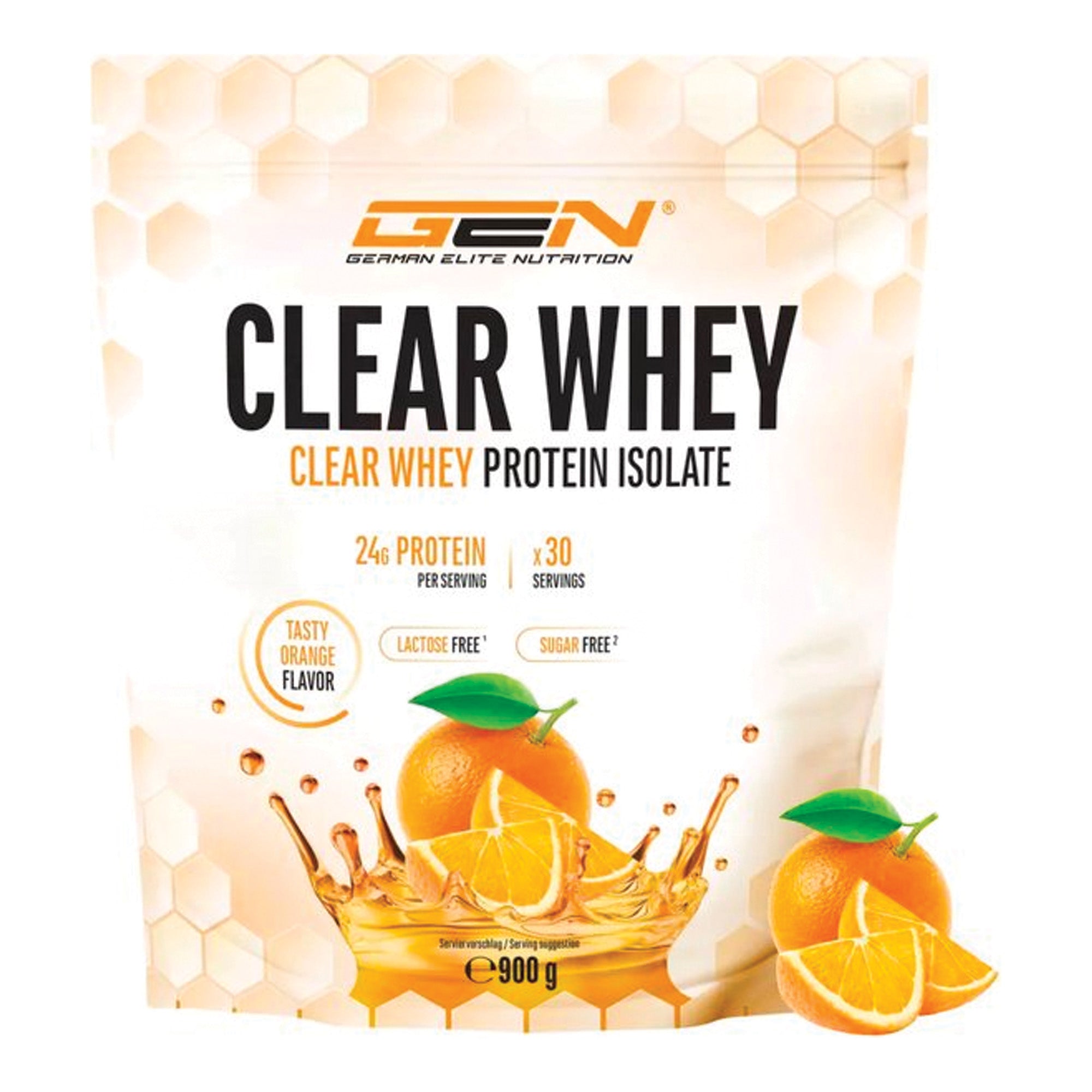 Clear Whey Protein Isolate Orange | 900 g | German Elite Nutrition