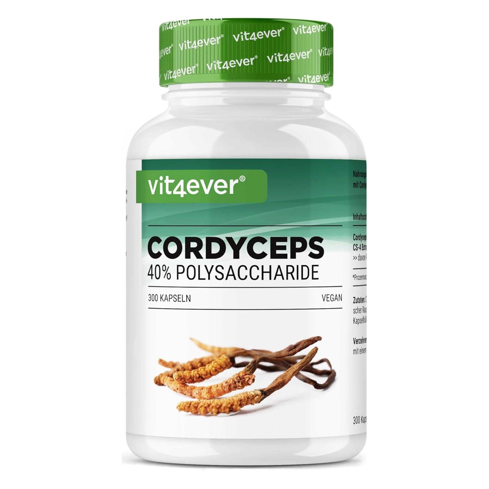 Vit4ever Cordyceps Sinensis CS-4 40% - Kapseln