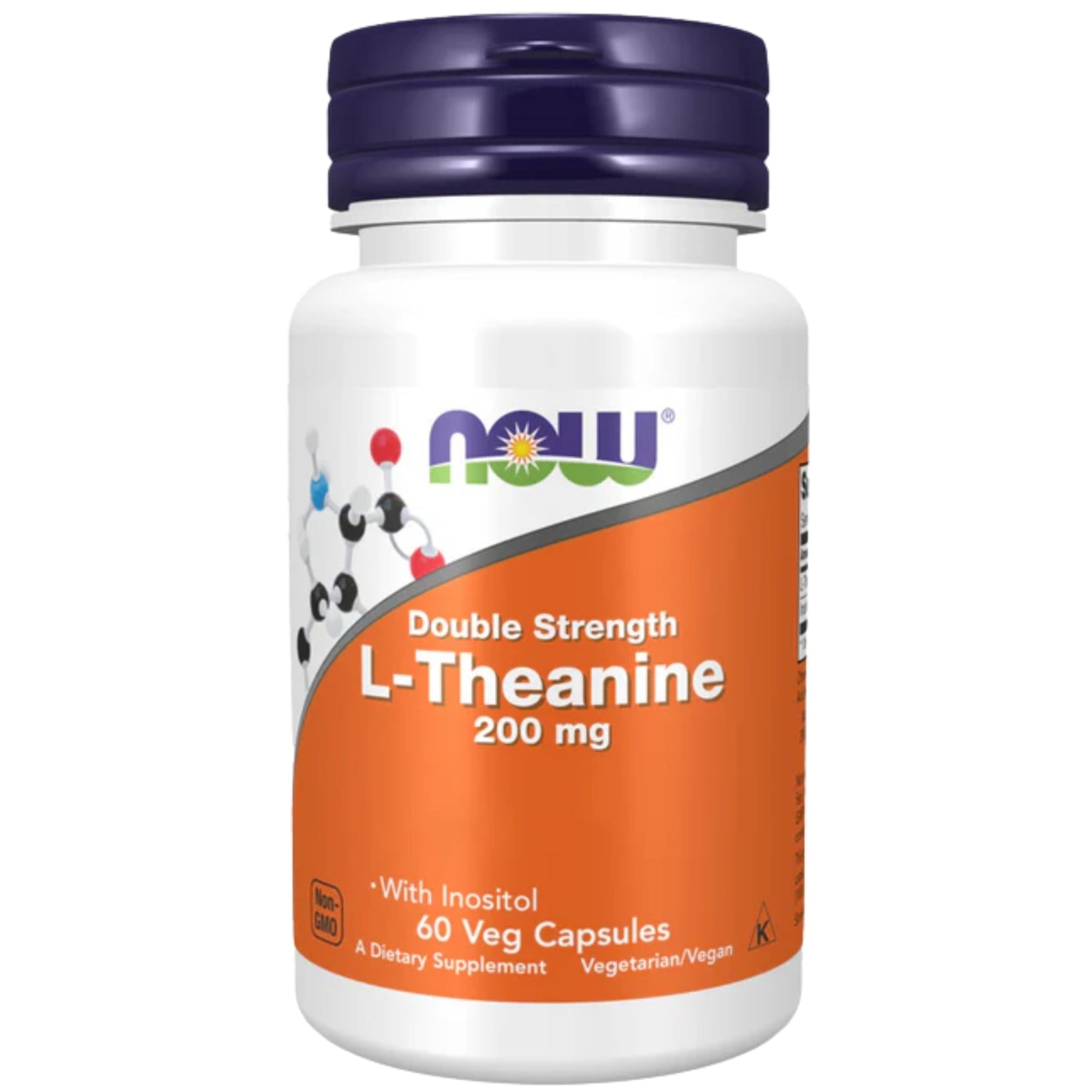 L-Theanin 200 mg | 60 vegetarische Kapseln | NOW Foods