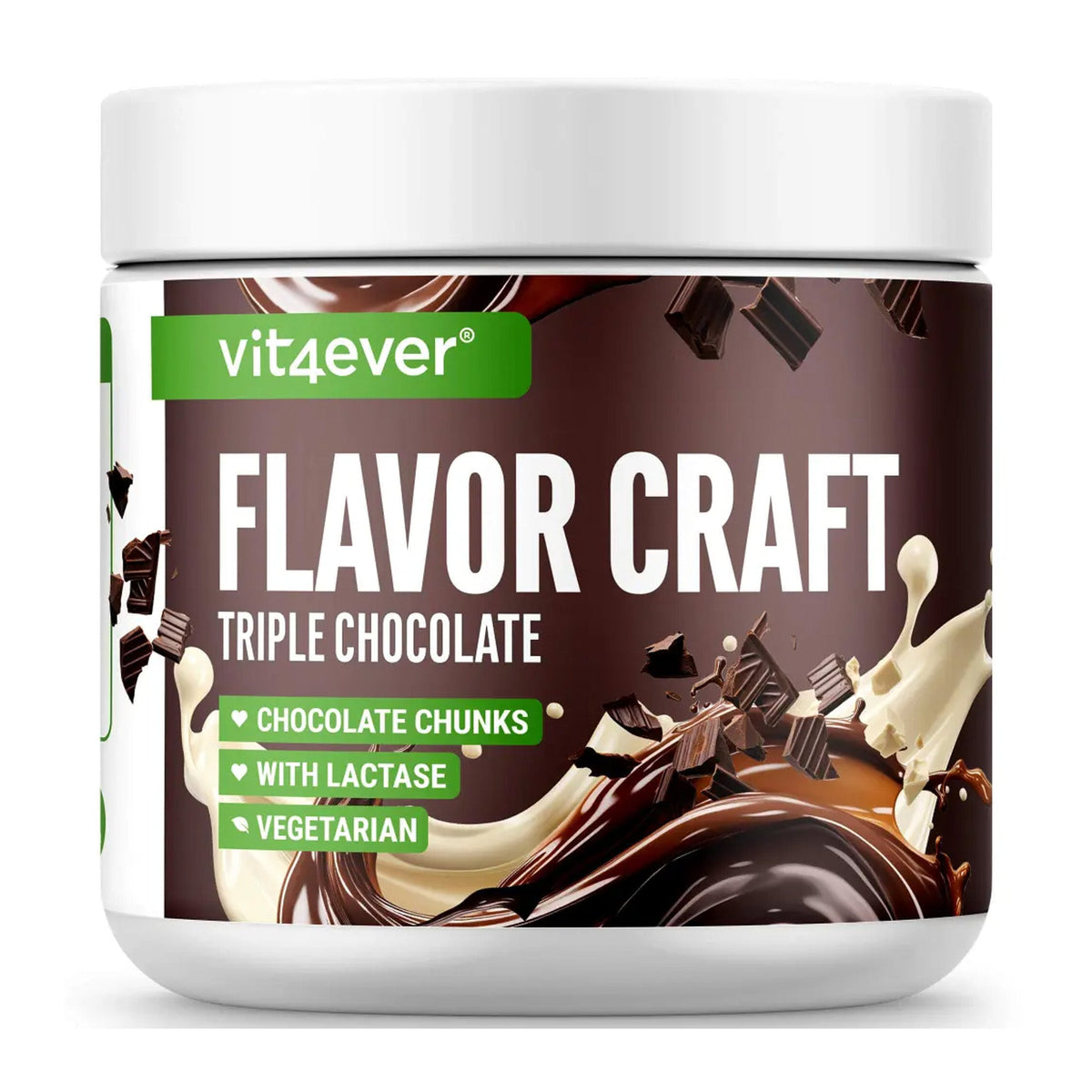 Vit4ever Flavor Craft Dreifache Schokolade Geschmackspulver 250g