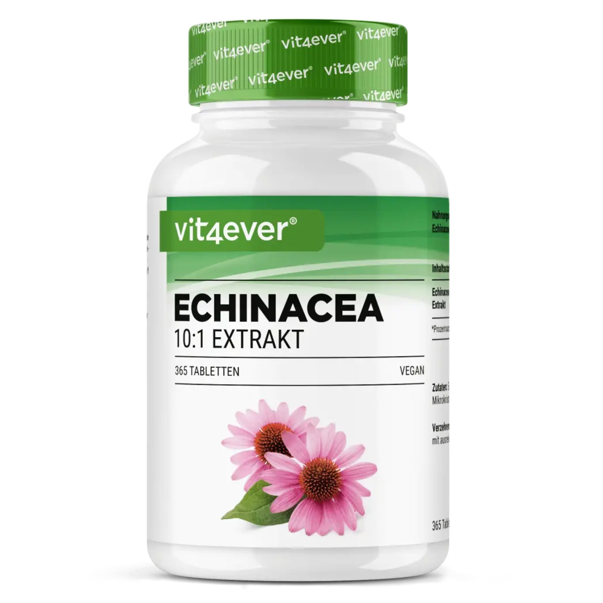 Vit4ever Echinacea Purpurea 500 mg - 365 Tabletten