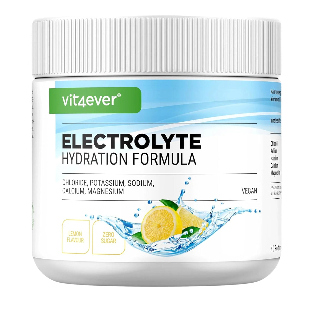 Electrolyte Hydration Formula Zitrone | 200 oder 400 g | Vit4ever