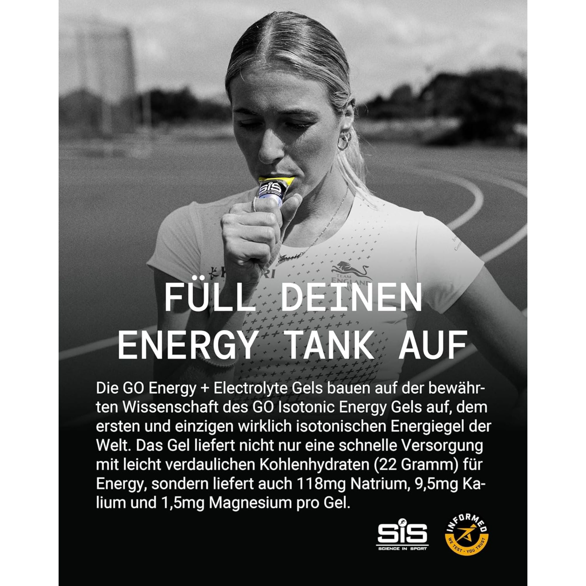 SiS Go Isotonic Energy Gel + Elektrolyt | Raspberry