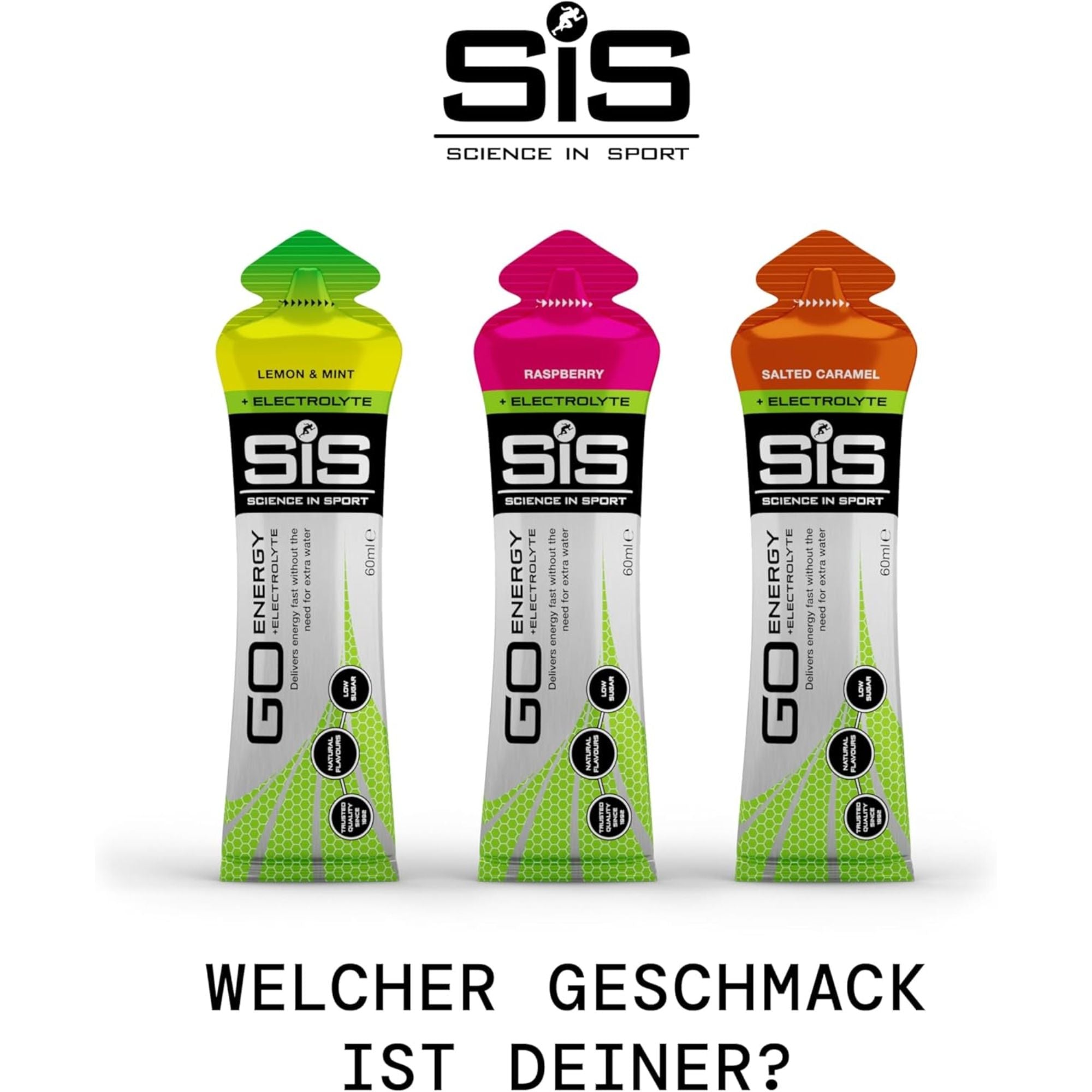 SiS Go Isotonic Energy Gel + Elektrolyt | Raspberry