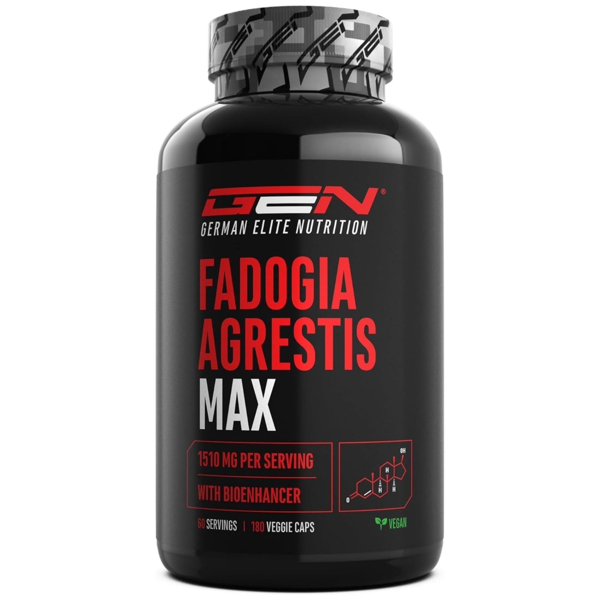 Fadogia Agrestis 10:1 Extrakt | 180 Kapseln | German Elite Nutrition