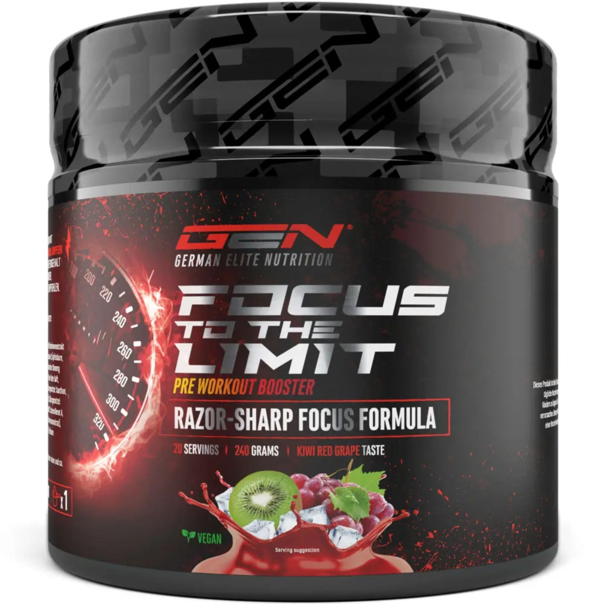 Focus to the Limit | Pre-Workout | 240 g | German Elite Nutrition