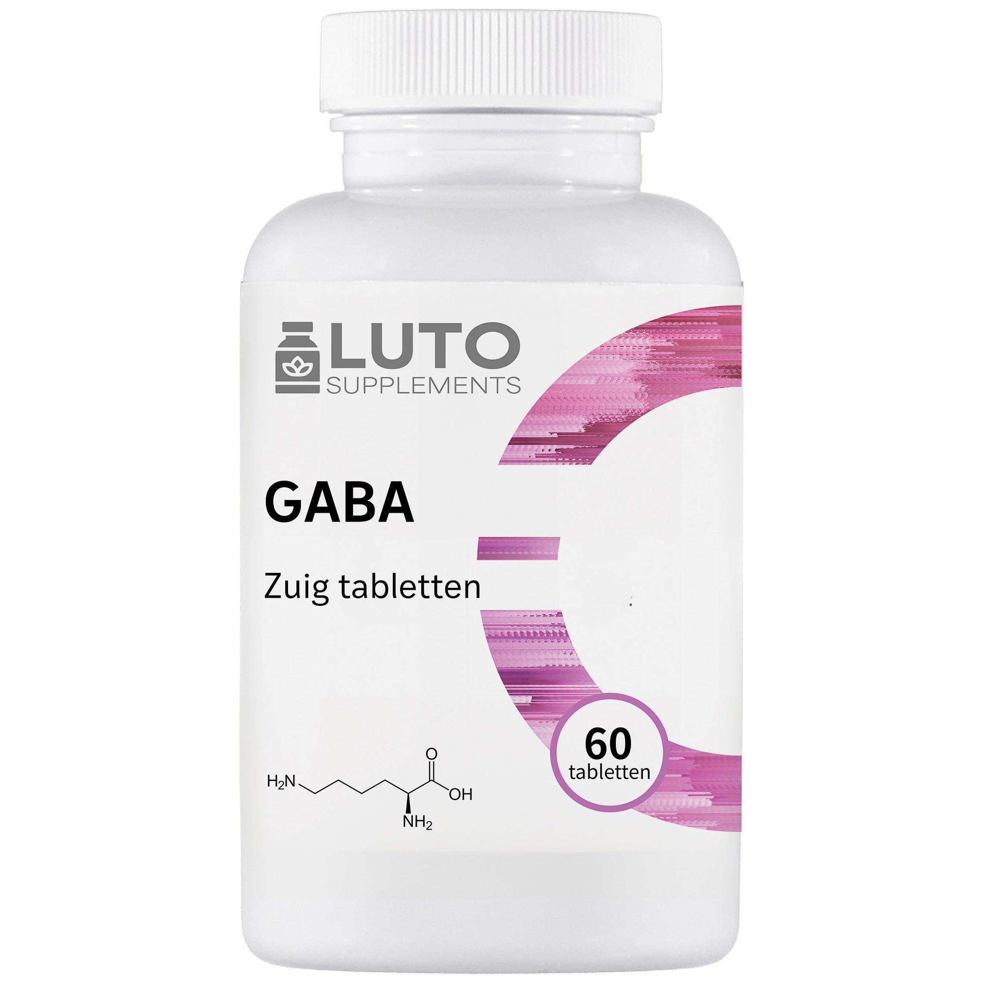 LUTO Supplements GABA 700mg met L-theanine 60 zuigtabletten mango passievrucht en citroen | kopen in Nederland en België