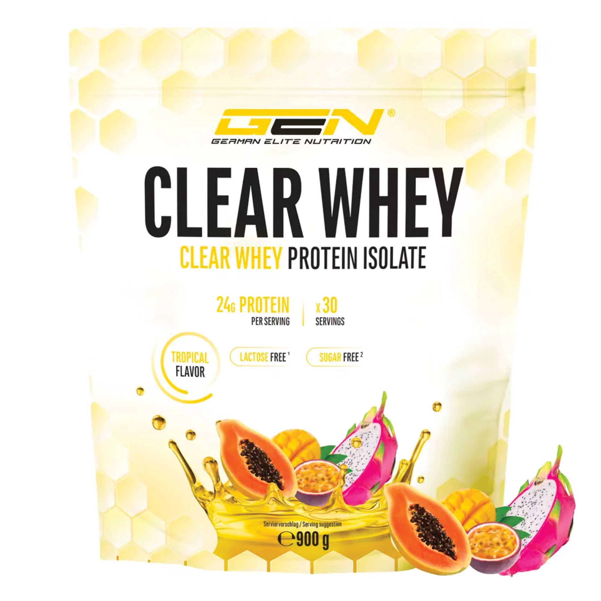 Clear Whey Protein Isolate Tropical | 900 g | German Elite Nutrition