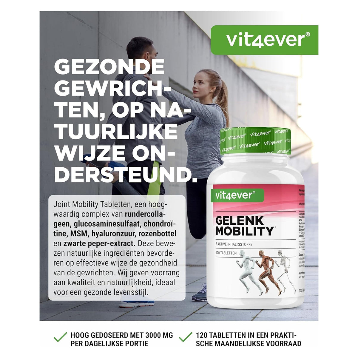Gelenk & Mobilität 7x Complex | 120 Tabletten | Vit4ever