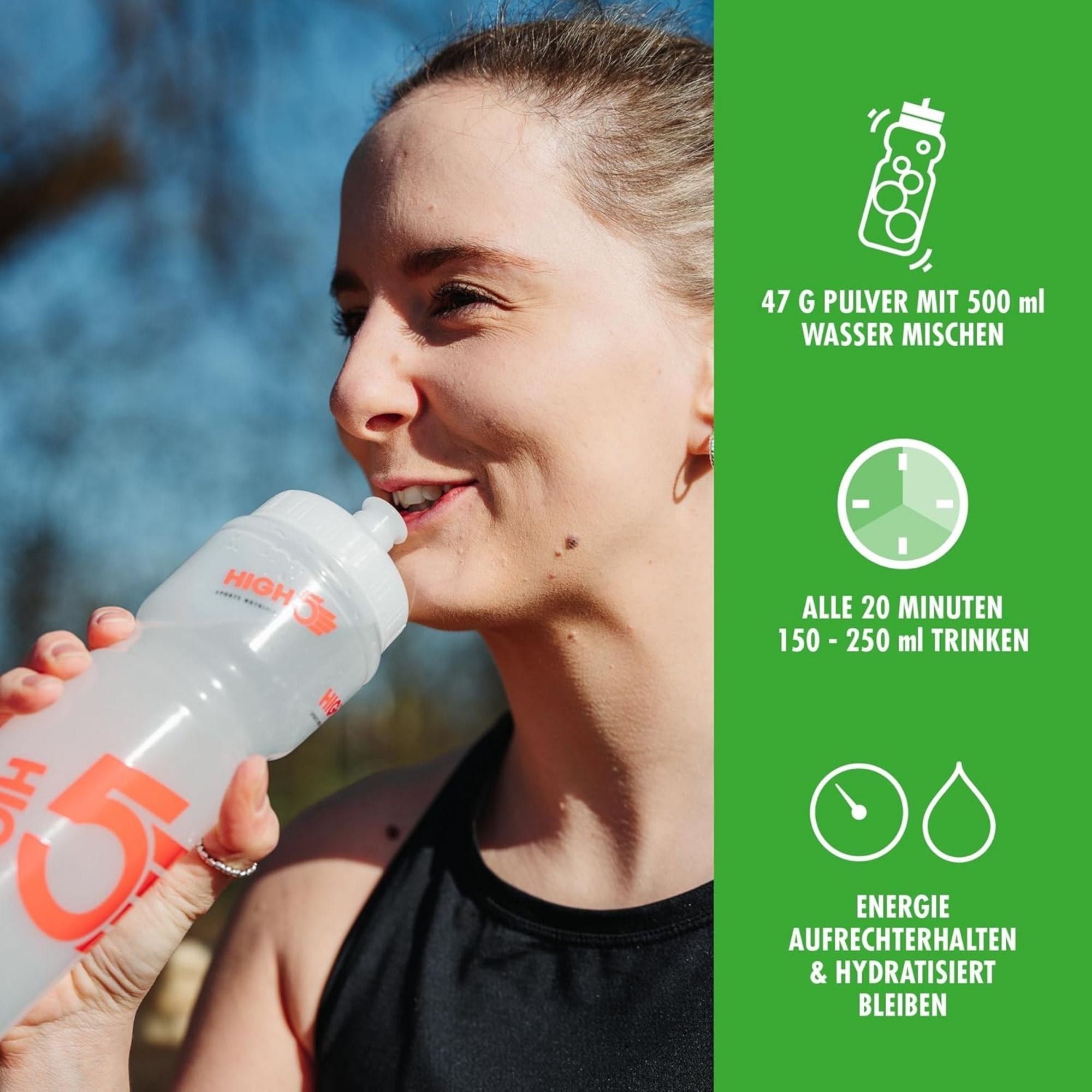 HIGH5 Energy Drink Citrus | Kohlenhydrat-Elektrolytpulver