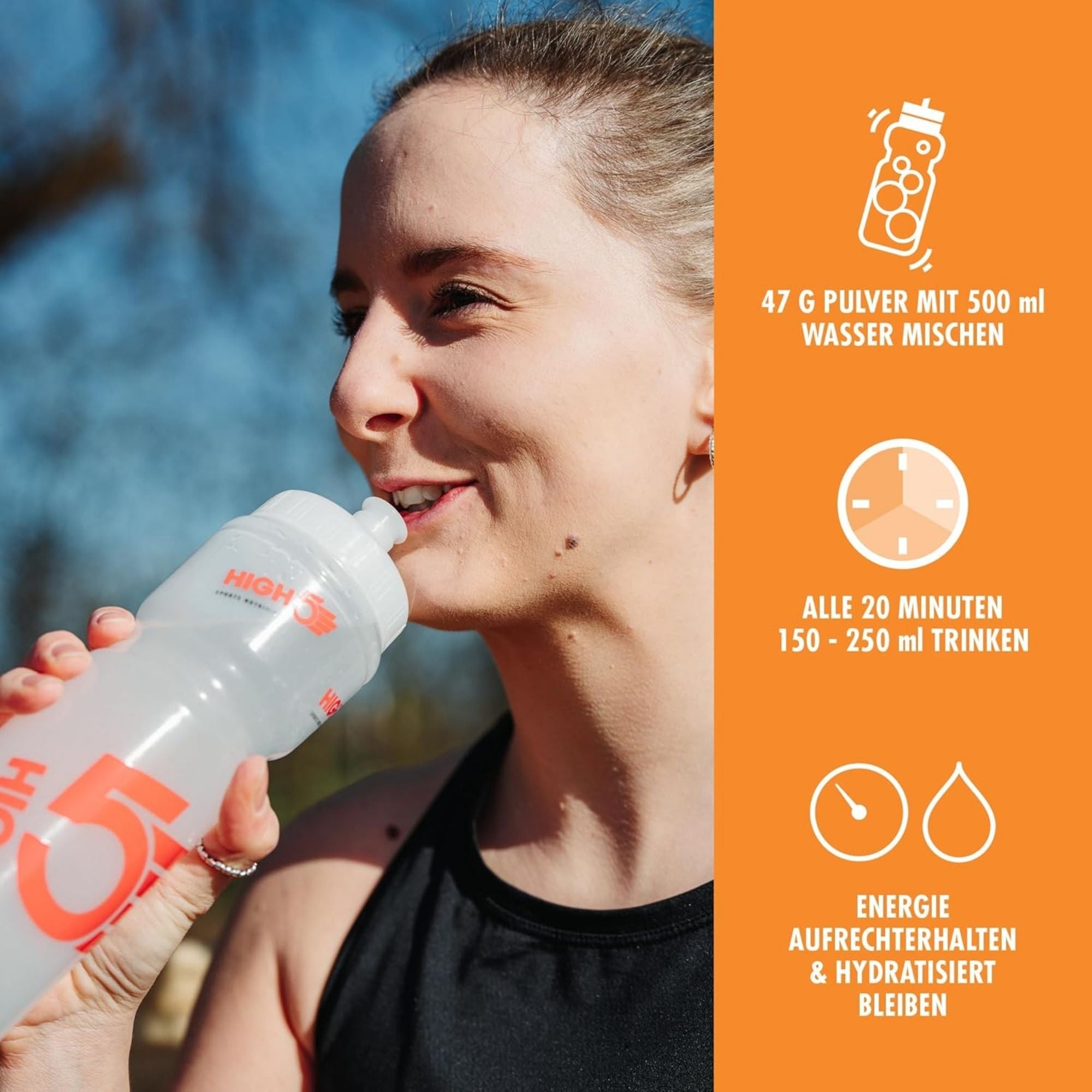 HIGH5 Energy Drink Tropical | Kohlenhydrat-Elektrolytpulver