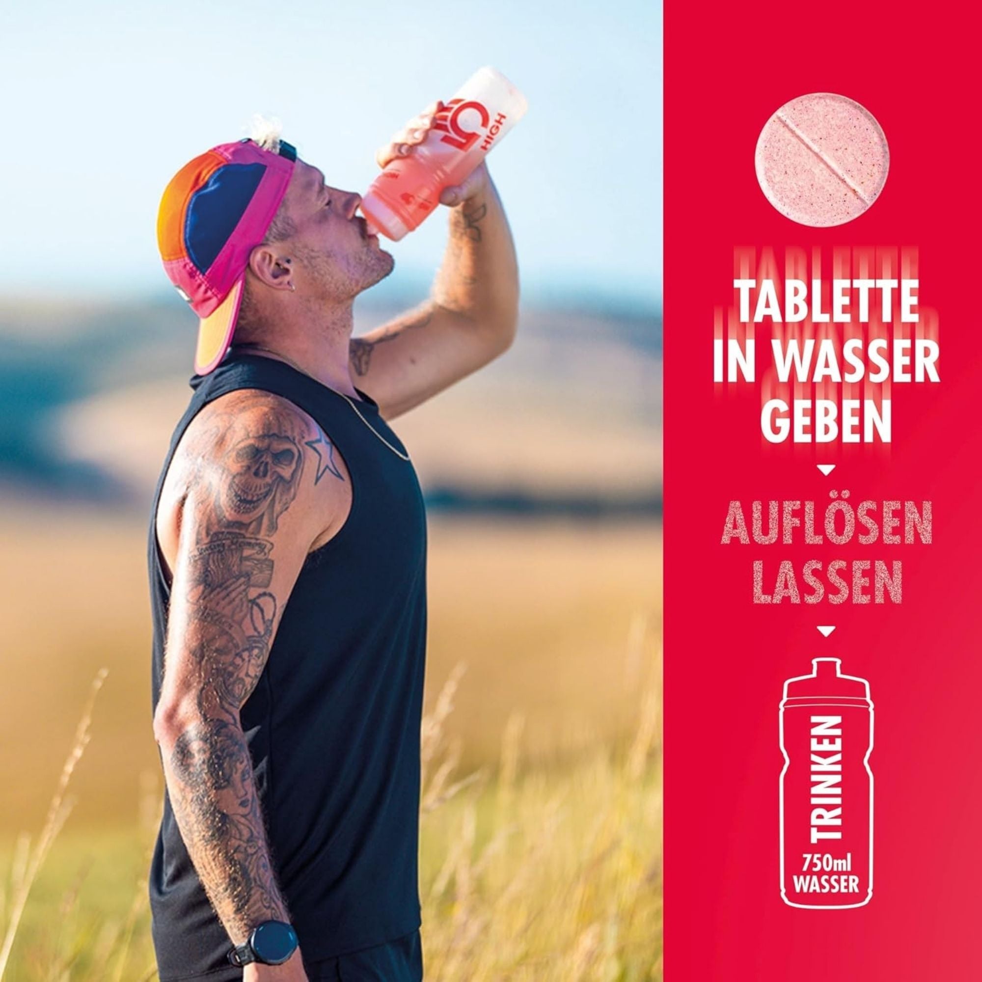 HIGH5 ZERO Erdbeere & Kiwi | Elektrolyt-Brausetabletten