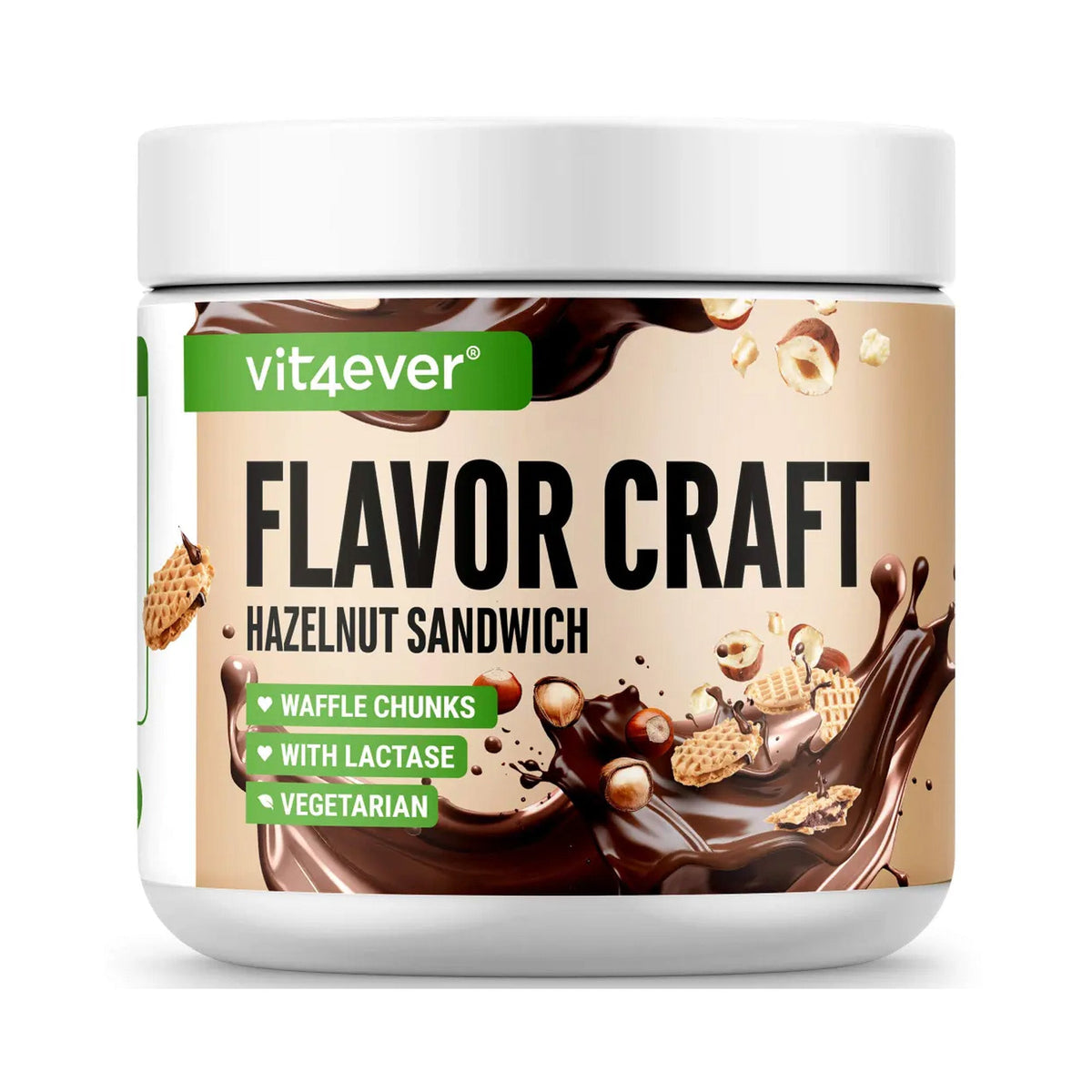 Vit4ever Flavor Craft Haselnuss Sandwich Geschmackspulver 250 g
