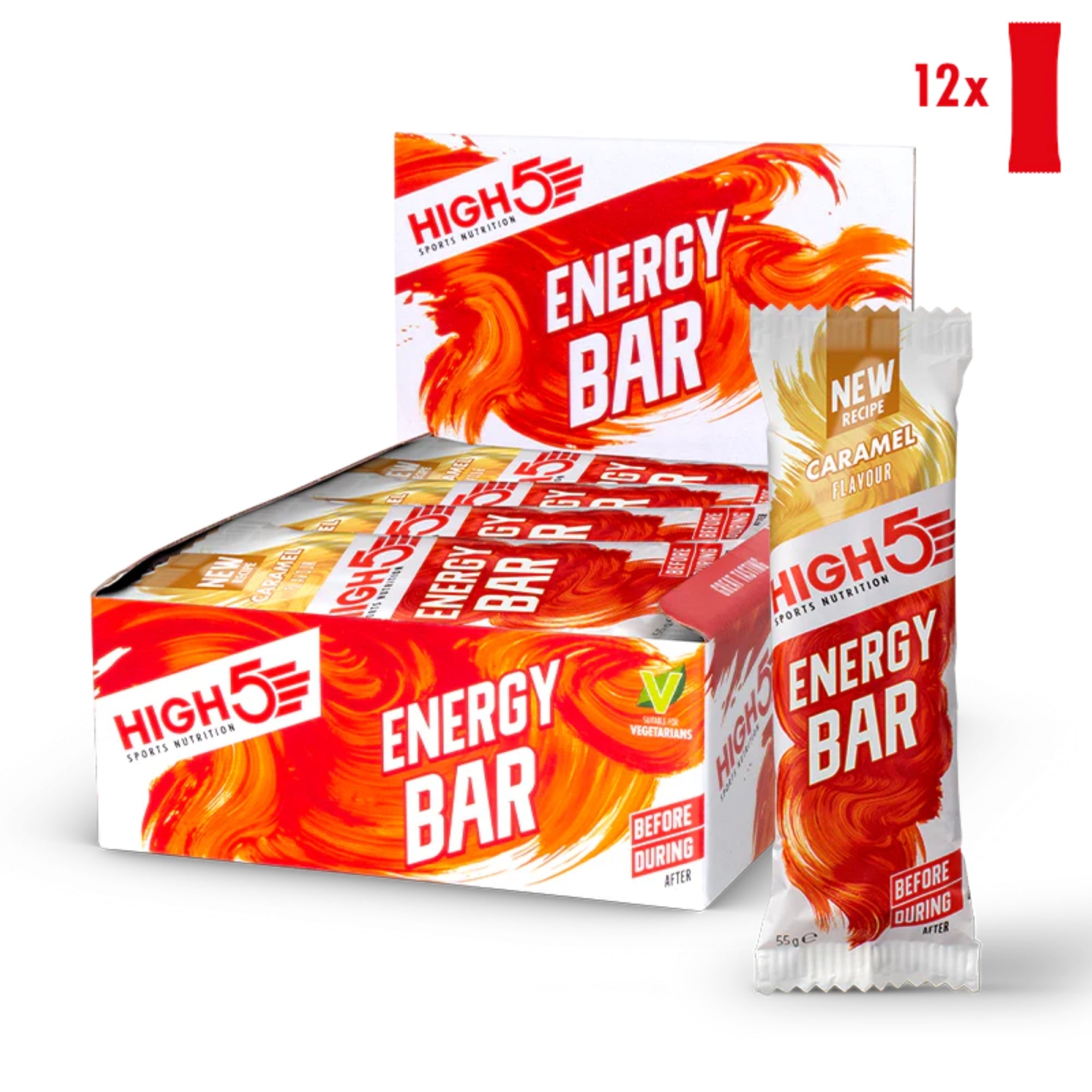 Caramel high5 Energy Bar 55 grEnergierepen