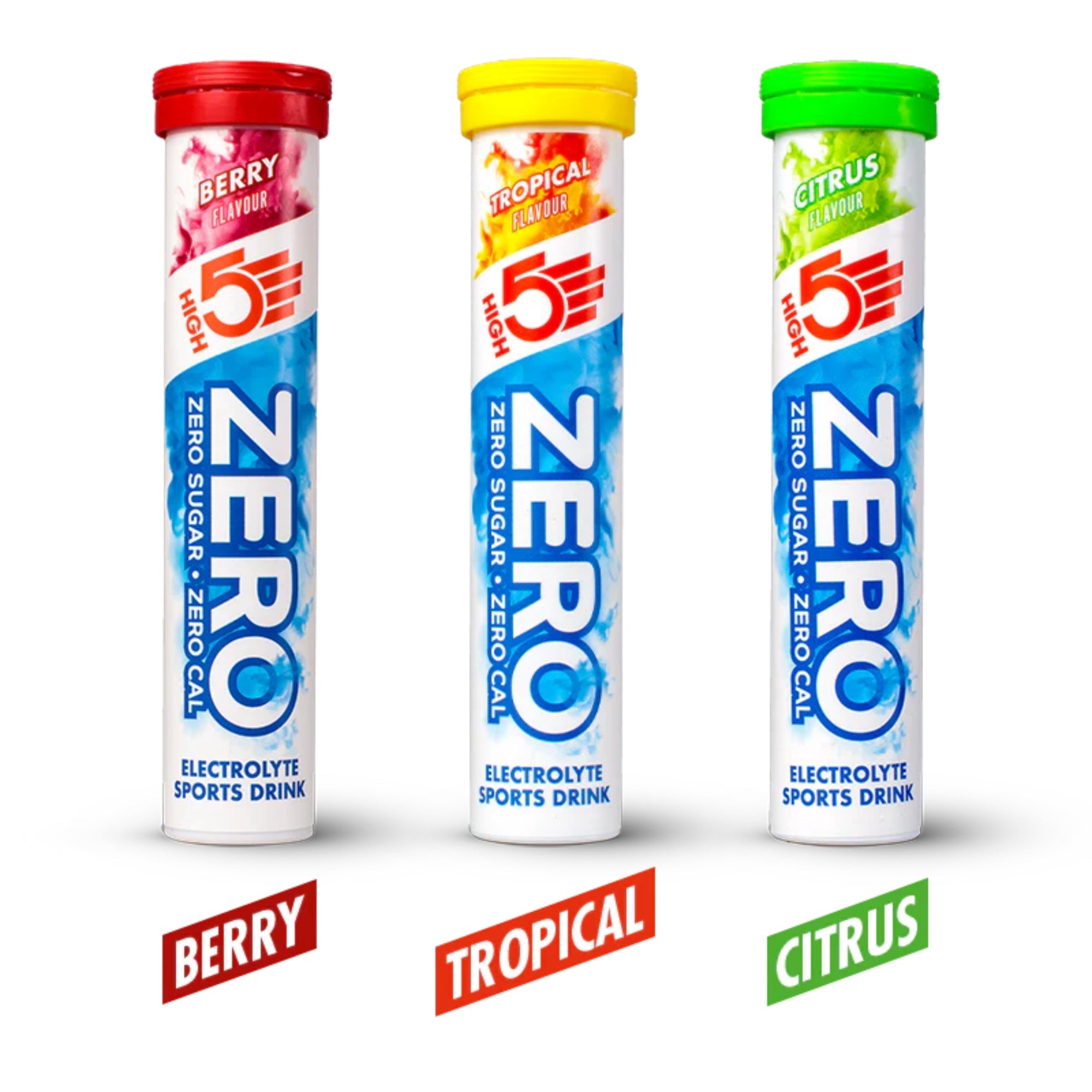 HIGH5 ZERO Elektrolyt-Brausetabletten Mixed Flavours | 3 x 20 Tabletten