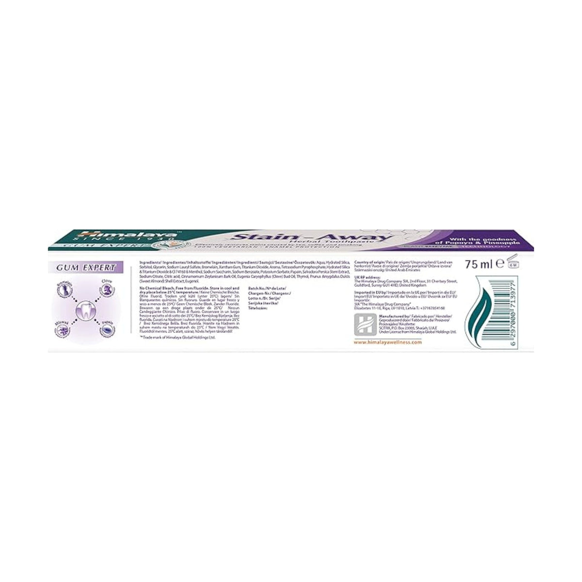 Himalaya Gum Expert Kräuterzahnpasta Stain Away | 75 ml