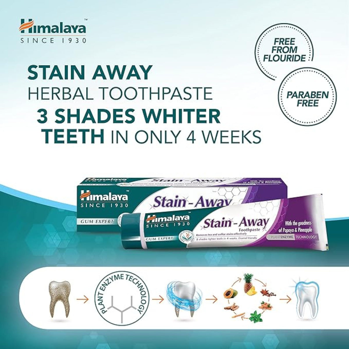 Himalaya Gum Expert Kräuterzahnpasta Stain Away | 75 ml