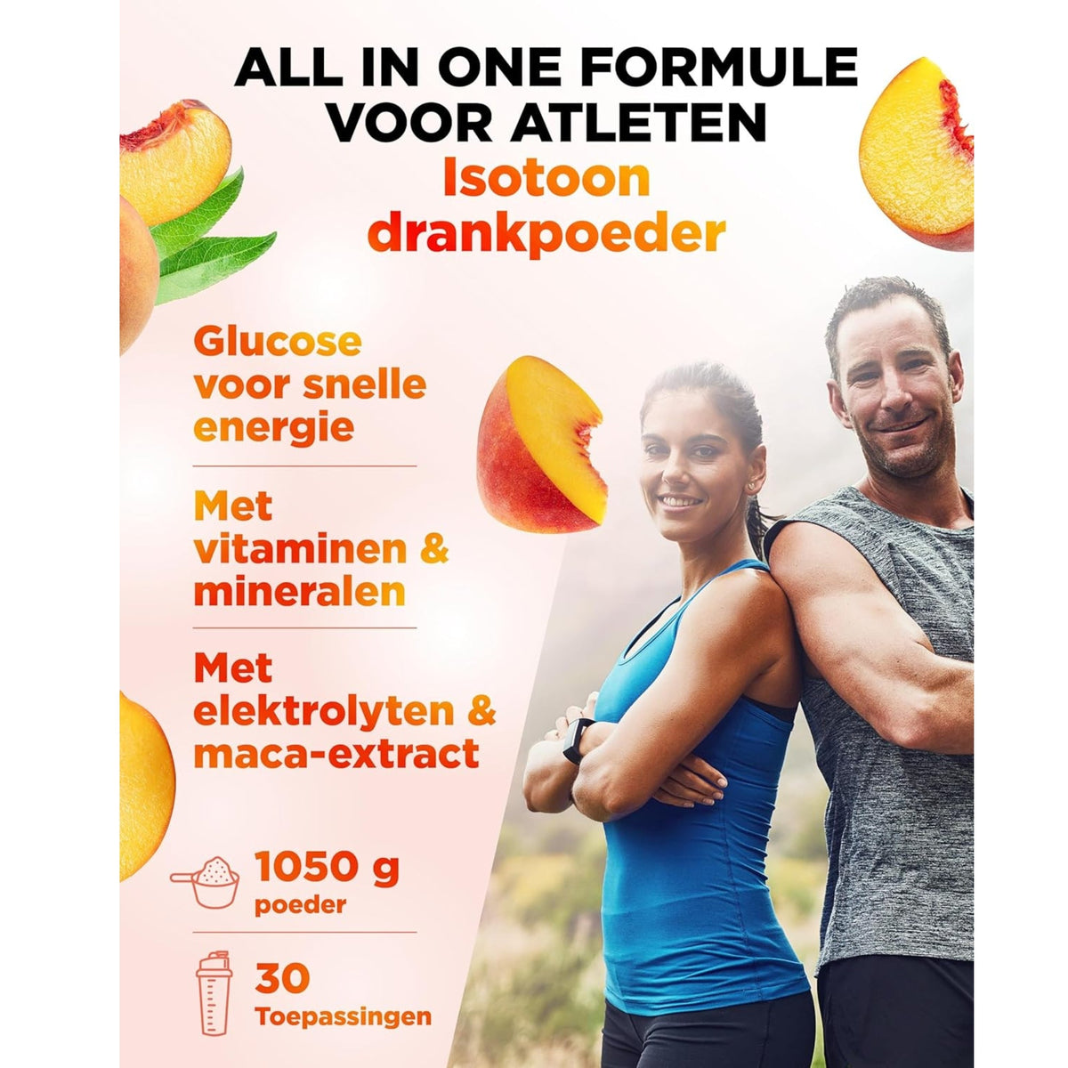 Isotonic Plus | Elektrolyte + B-Vitamine | Beerenmix | 1050 g | Vit4ever