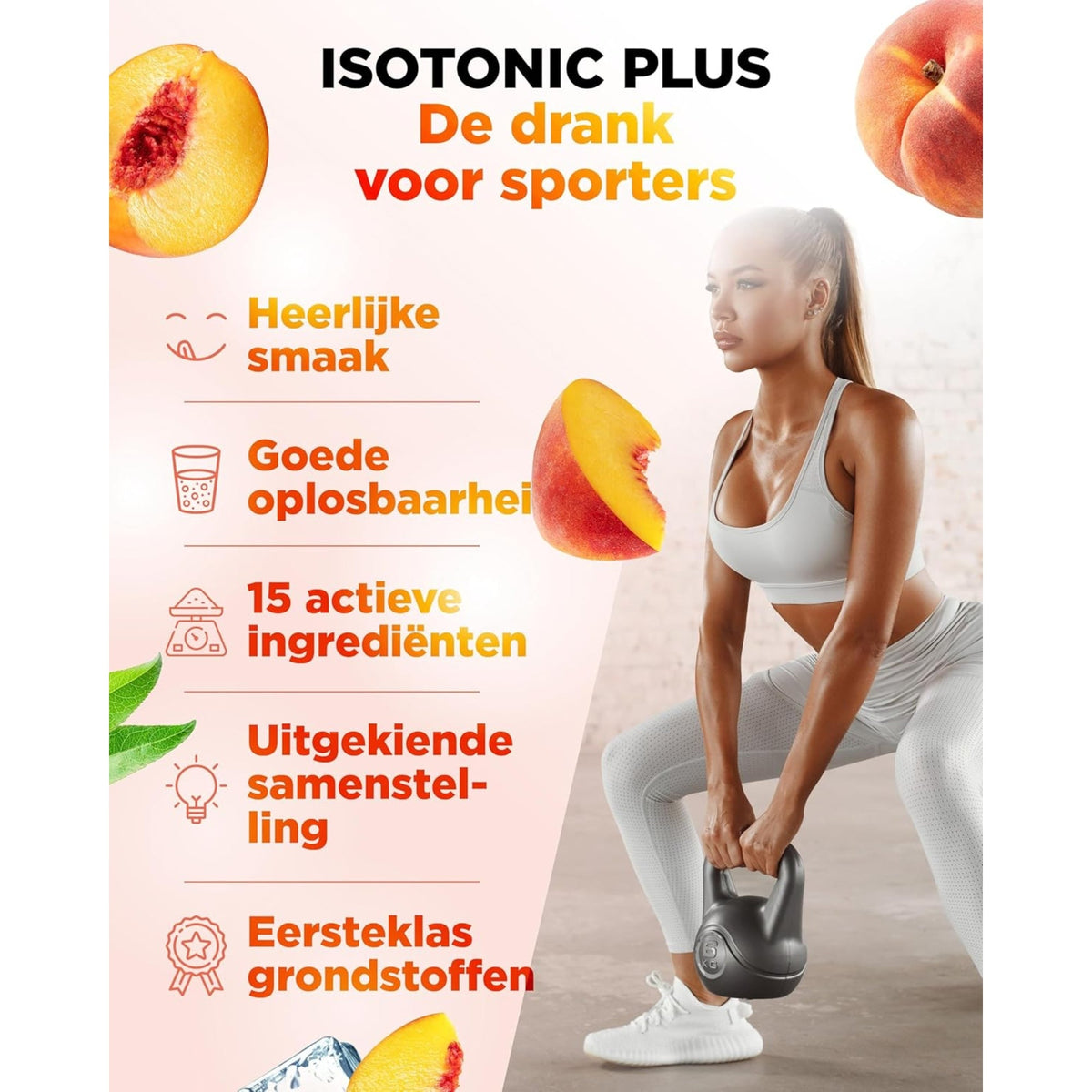 Isotonic Plus | Elektrolyte + B-Vitamine | Beerenmix | 1050 g | Vit4ever