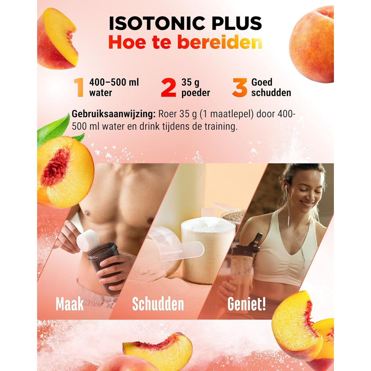 Isotonic Plus | Elektrolyte + B-Vitamine | Beerenmix | 1050 g | Vit4ever