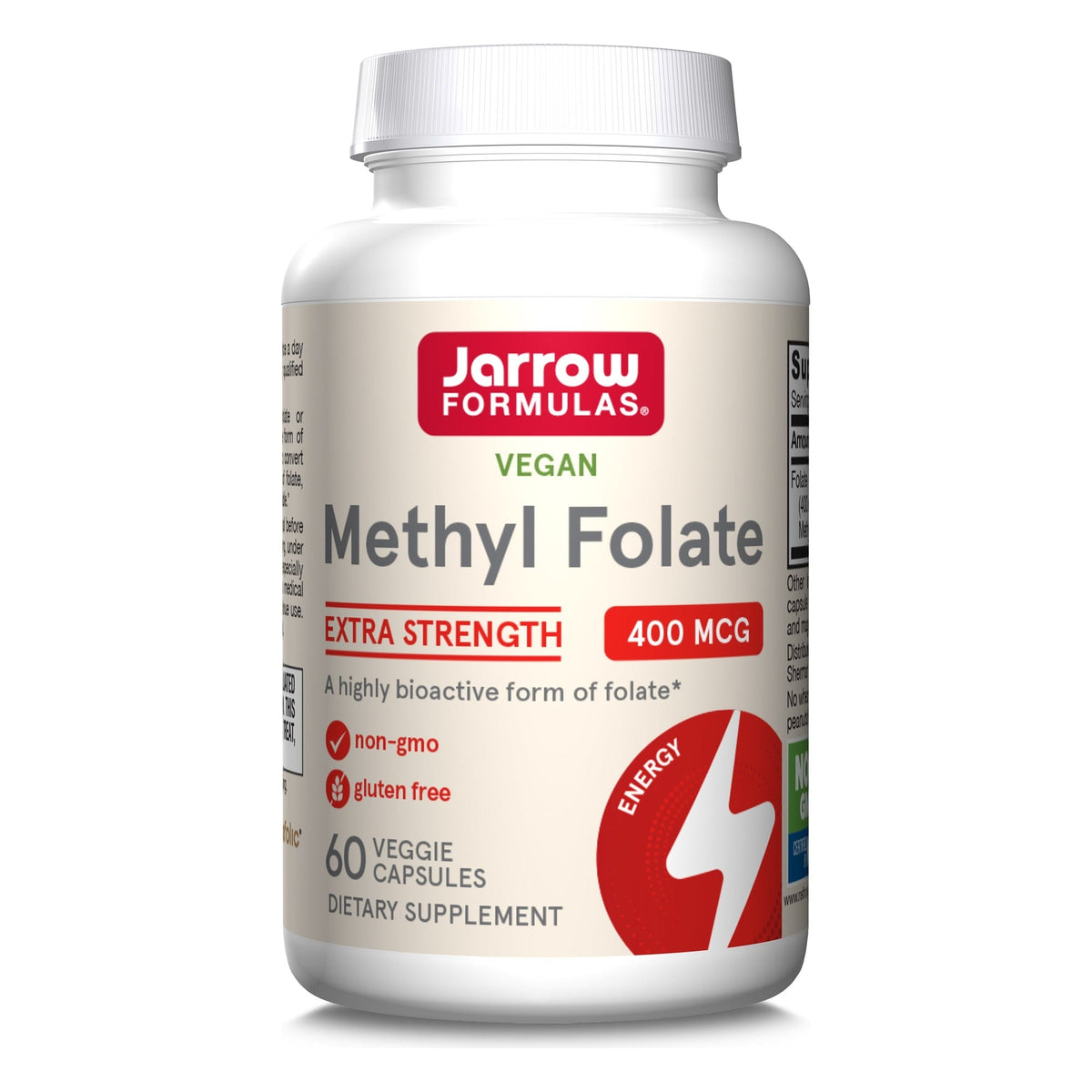 Methylfolat 400mcg - 60 Kapseln - Jarrow Formulas