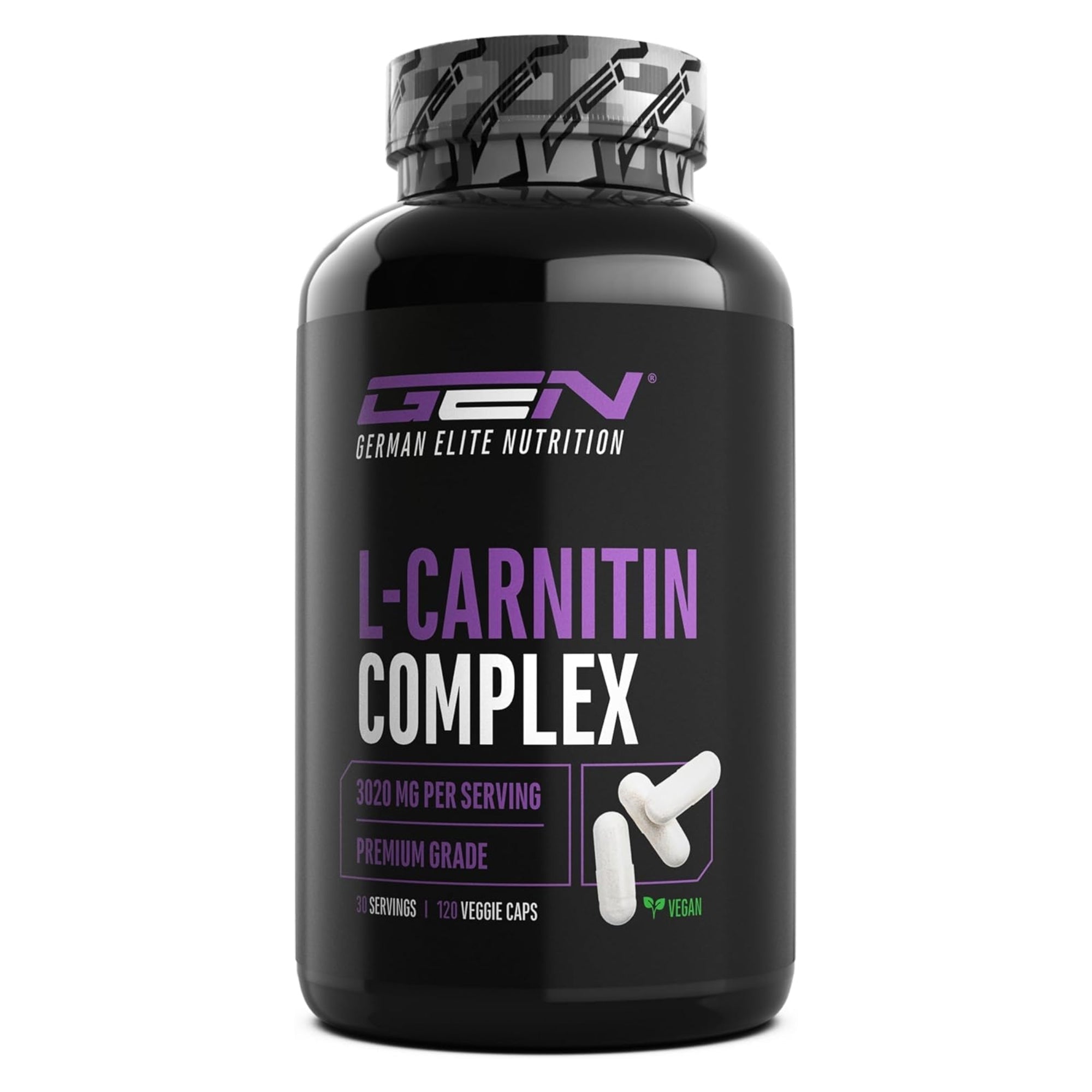 L-Carnitin Triple Complex | 120 Kapseln | German Elite Nutrition